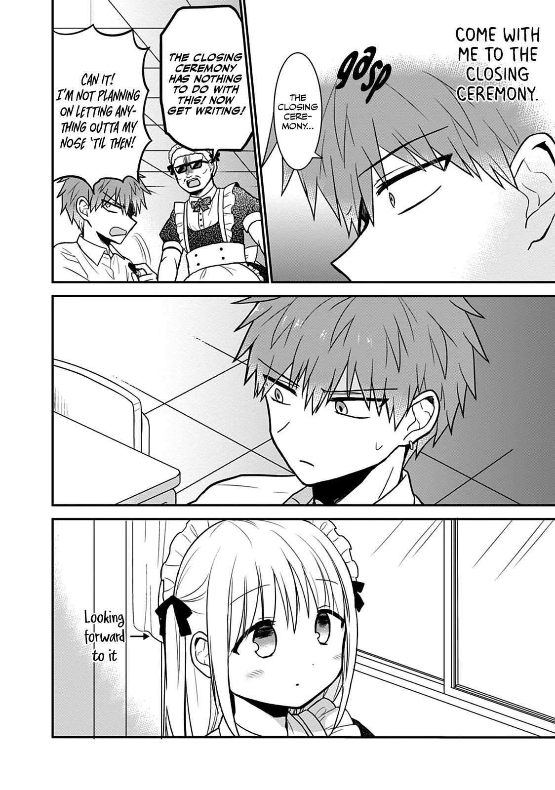 Expressionless Face Girl and Emotional Face Boy Chapter 44 page 11 - Chapter 44: Kashiwada-san, Oota-kun, and the Cultural Festival