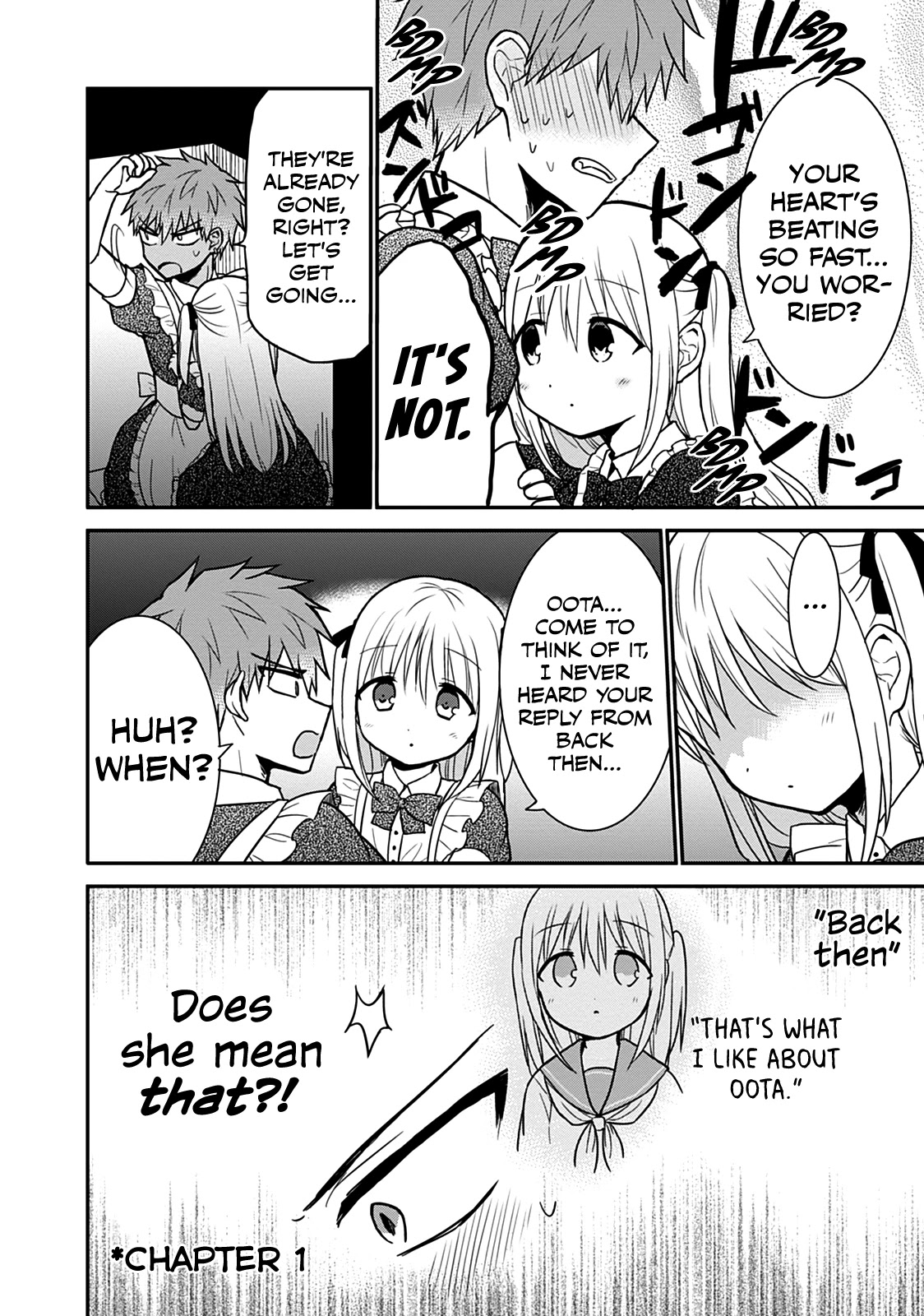 Expressionless Face Girl and Emotional Face Boy Chapter 44 page 3 - Chapter 44: Kashiwada-san, Oota-kun, and the Cultural Festival