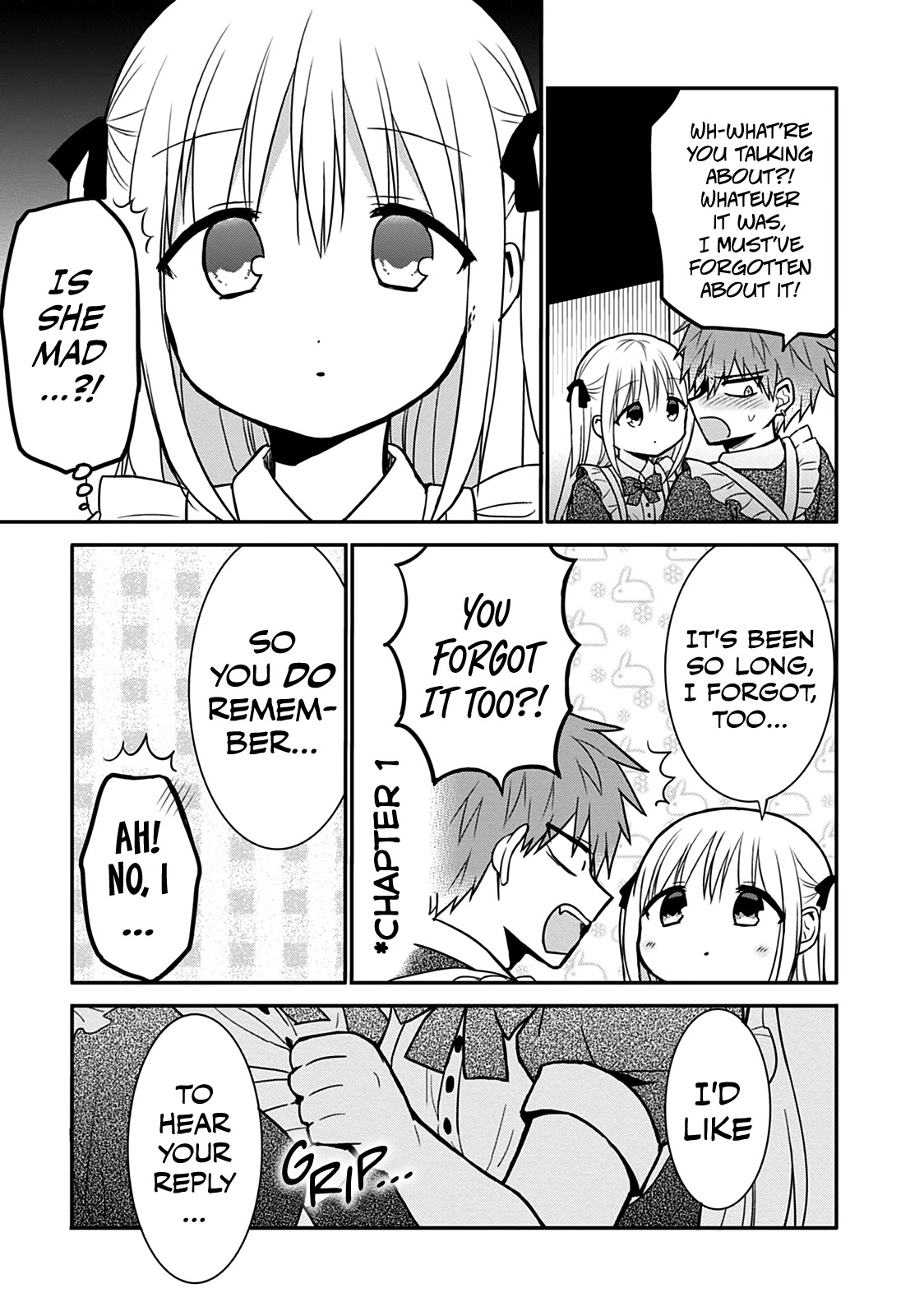Expressionless Face Girl and Emotional Face Boy Chapter 44 page 4 - Chapter 44: Kashiwada-san, Oota-kun, and the Cultural Festival