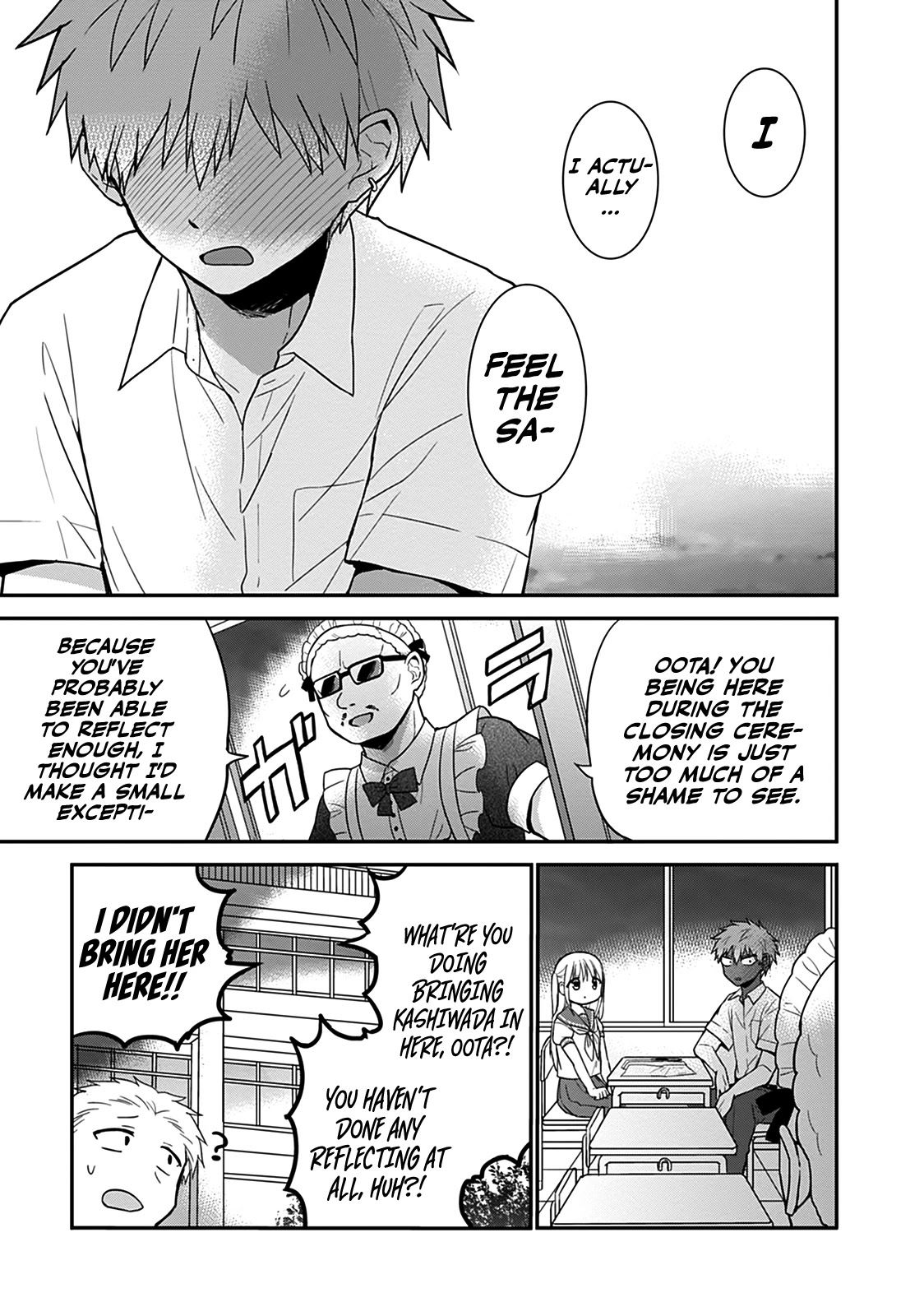 Expressionless Face Girl and Emotional Face Boy Chapter 45 page 10 - Chapter 45: Kashiwada-san, Oota-kun, and the Closing Ceremony