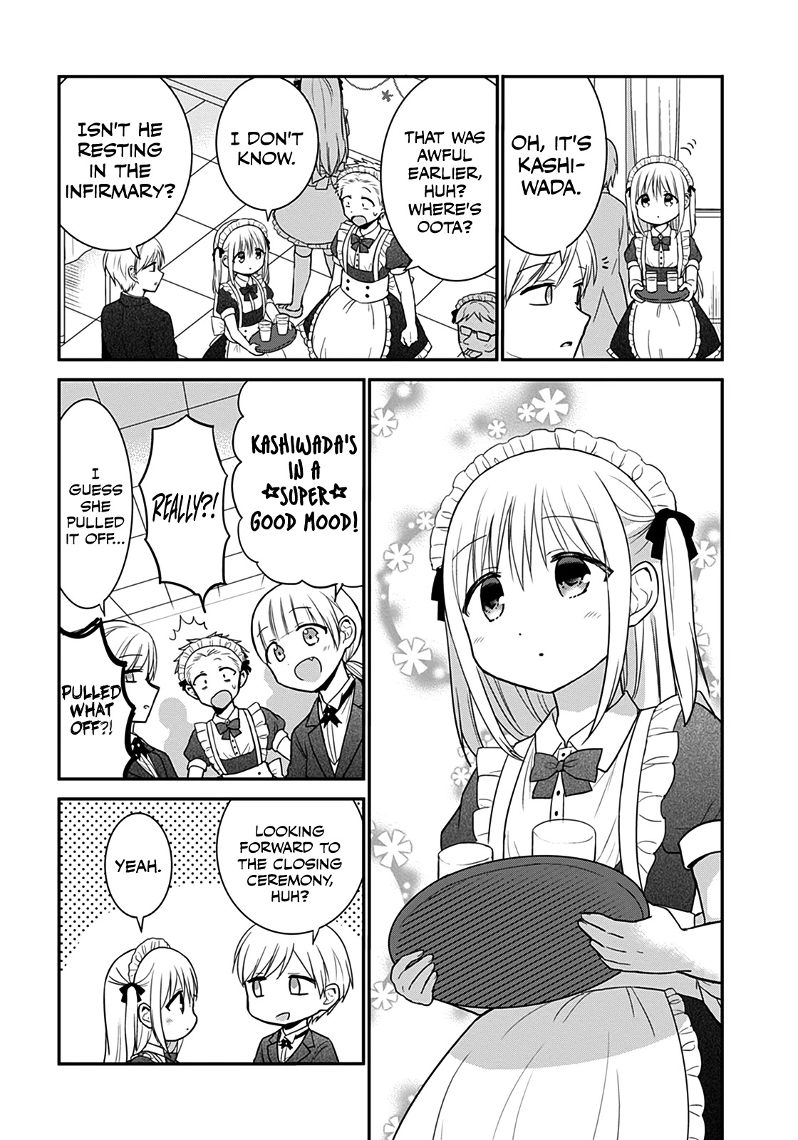 Expressionless Face Girl and Emotional Face Boy Chapter 45 page 4 - Chapter 45: Kashiwada-san, Oota-kun, and the Closing Ceremony