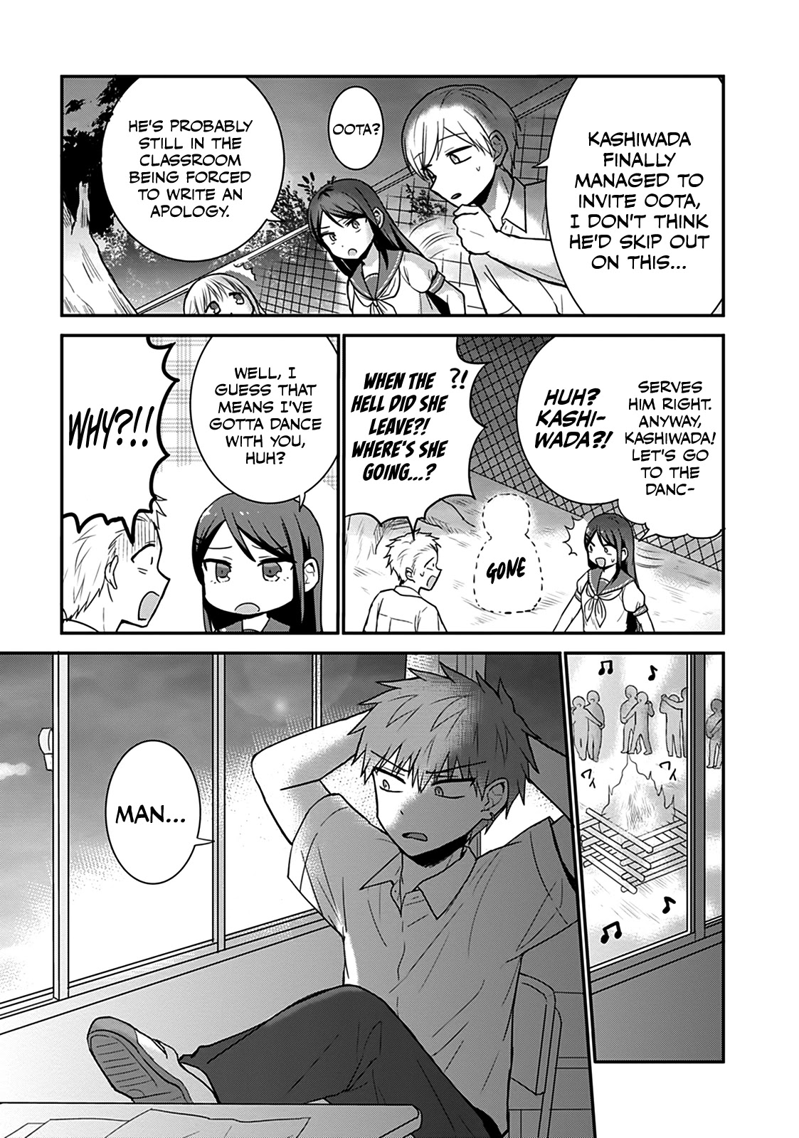 Expressionless Face Girl and Emotional Face Boy Chapter 45 page 6 - Chapter 45: Kashiwada-san, Oota-kun, and the Closing Ceremony