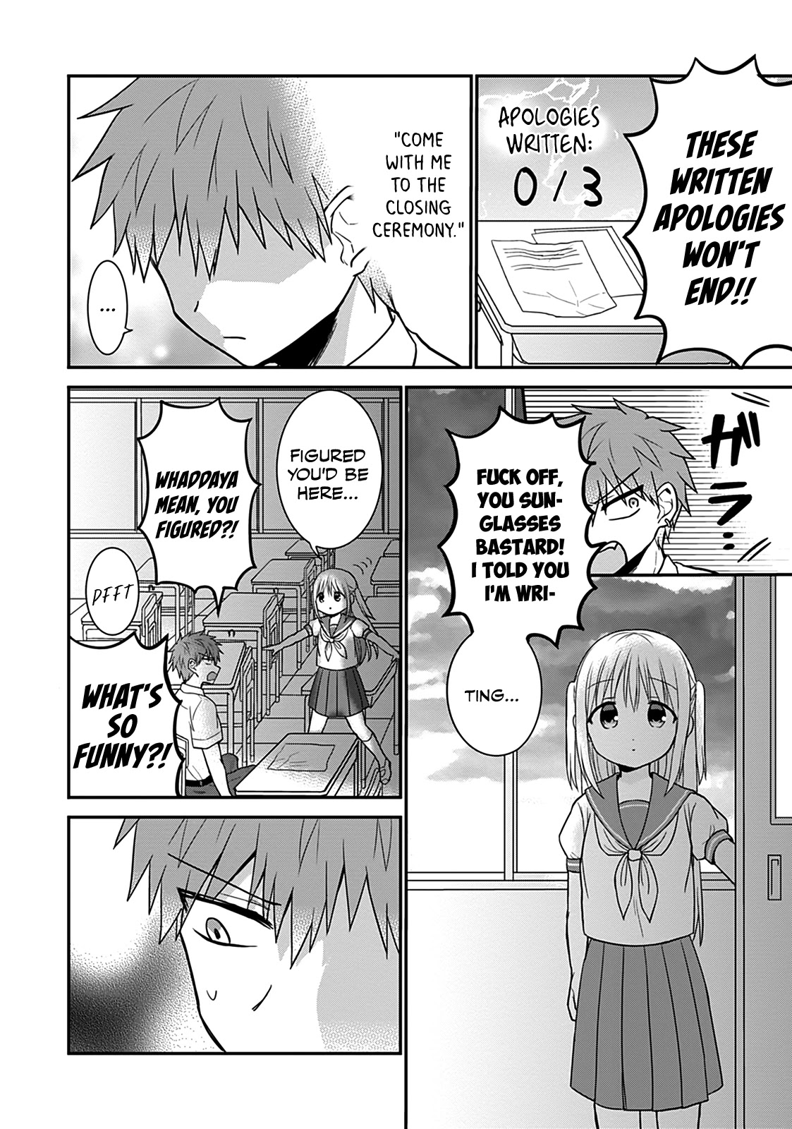 Expressionless Face Girl and Emotional Face Boy Chapter 45 page 7 - Chapter 45: Kashiwada-san, Oota-kun, and the Closing Ceremony