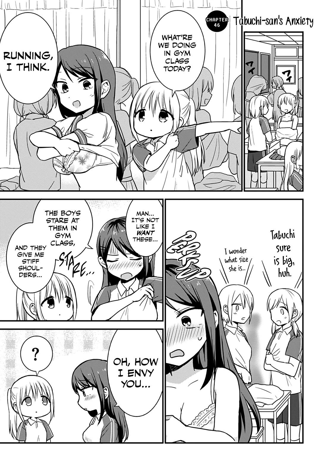 Expressionless Face Girl and Emotional Face Boy Chapter 46 page 2 - Chapter 46: Tabuchi-san's Anxiety