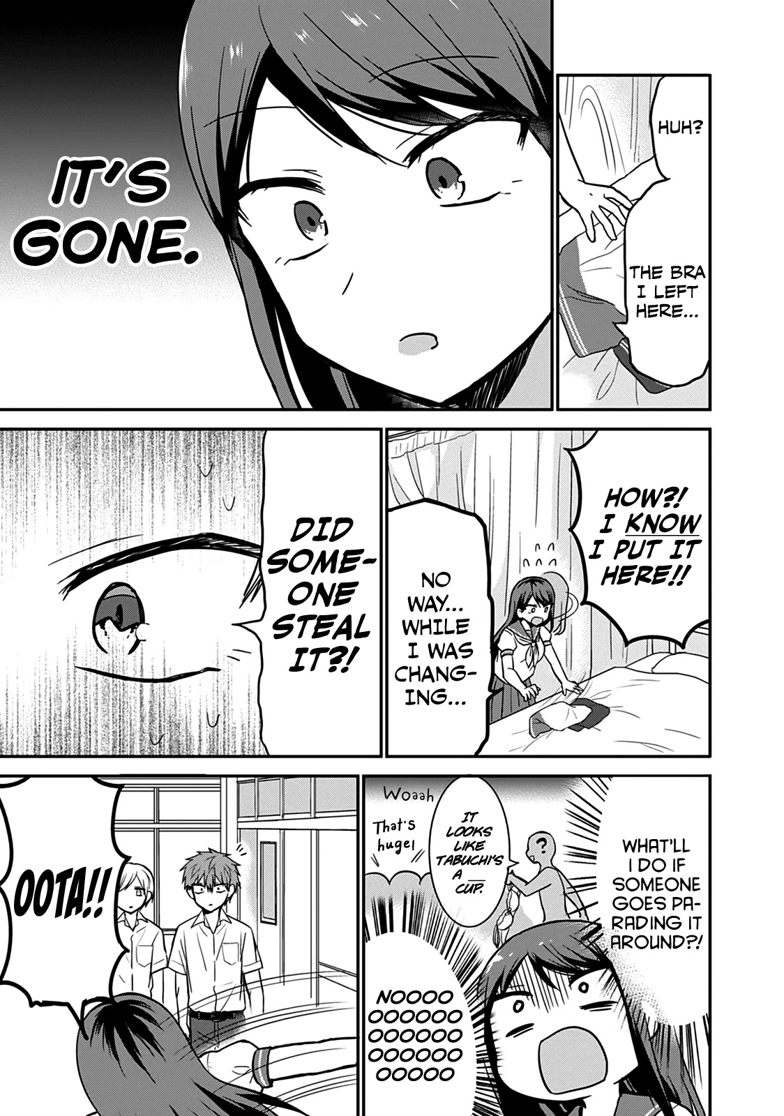 Expressionless Face Girl and Emotional Face Boy Chapter 46 page 6 - Chapter 46: Tabuchi-san's Anxiety