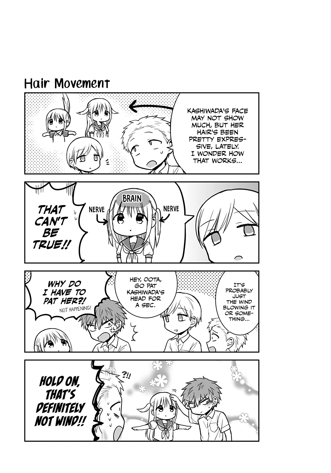 Expressionless Face Girl and Emotional Face Boy Chapter 47 page 10 - Chapter 47: Kashiwada-san and the Large Disturbance