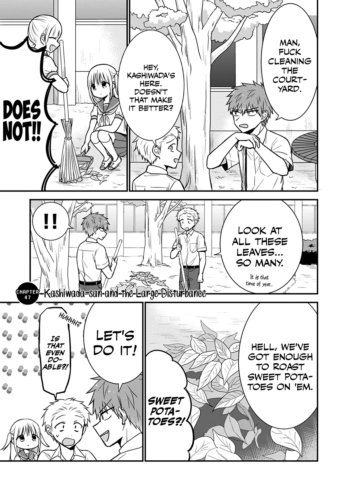 Expressionless Face Girl and Emotional Face Boy Chapter 47 page 2 - Chapter 47: Kashiwada-san and the Large Disturbance