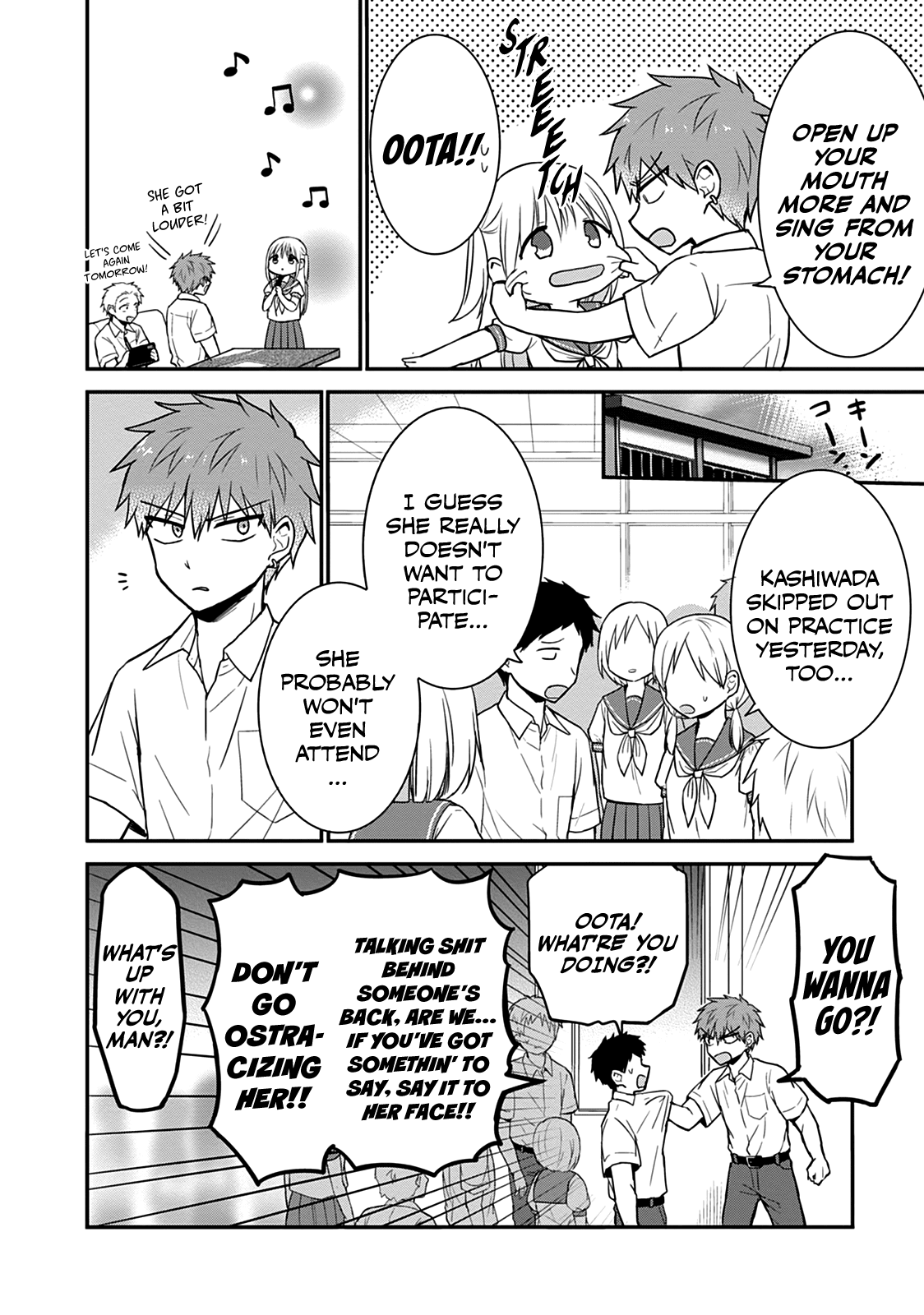 Expressionless Face Girl and Emotional Face Boy Chapter 48 page 9 - Chapter 48: Kashiwada-san and the Chorus Competition