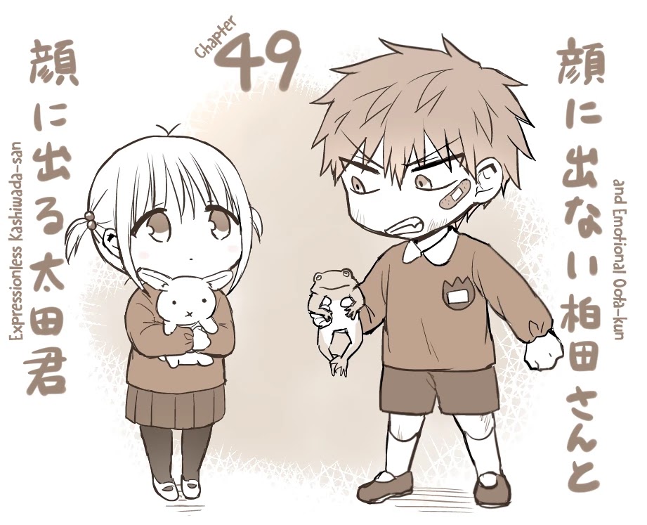 Expressionless Face Girl and Emotional Face Boy Chapter 49 page 1 - Chapter 49: Kashiwada-san and Oota-kun's Memories
