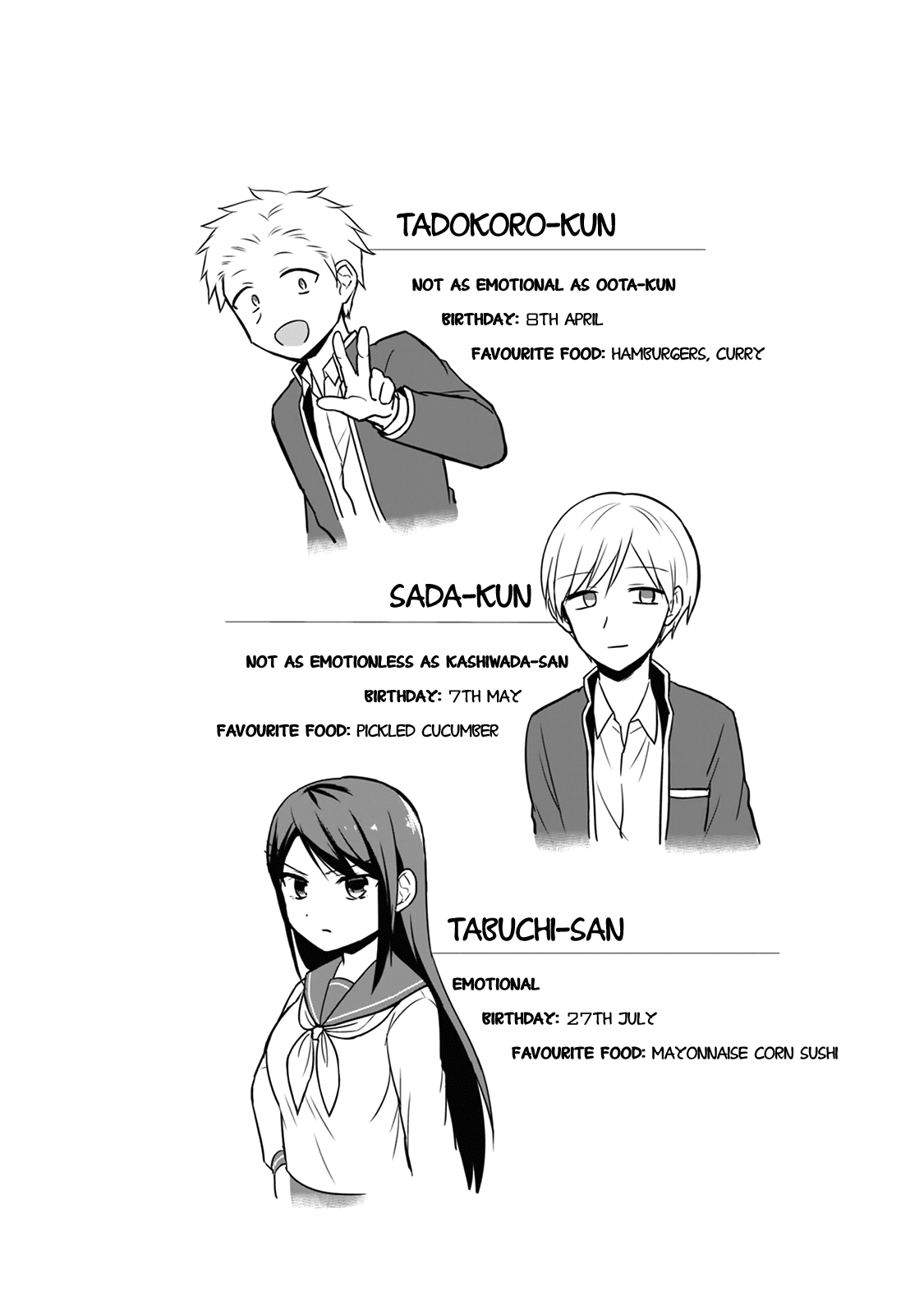 Expressionless Face Girl and Emotional Face Boy Chapter 5 page 12 - Chapter 5: Tabuchi-san's Secret