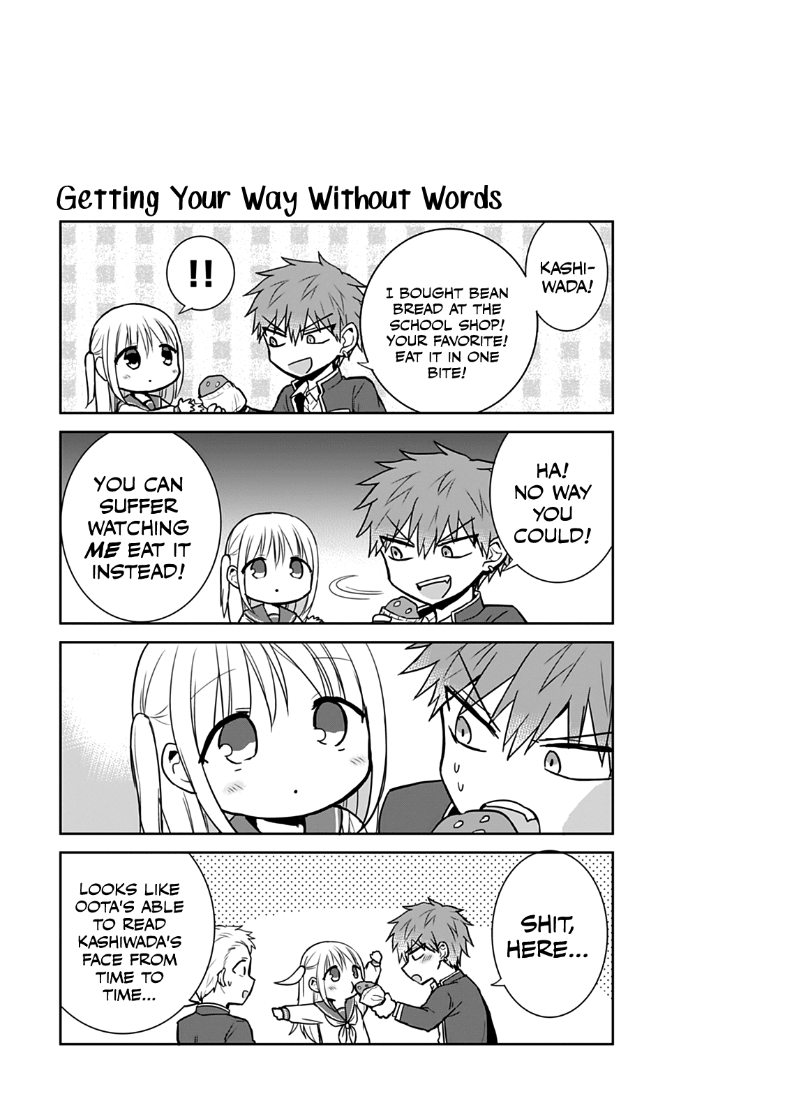 Expressionless Face Girl and Emotional Face Boy Chapter 51 page 12 - Chapter 51: Kashiwada-san and Oota-kun in Cooking Class