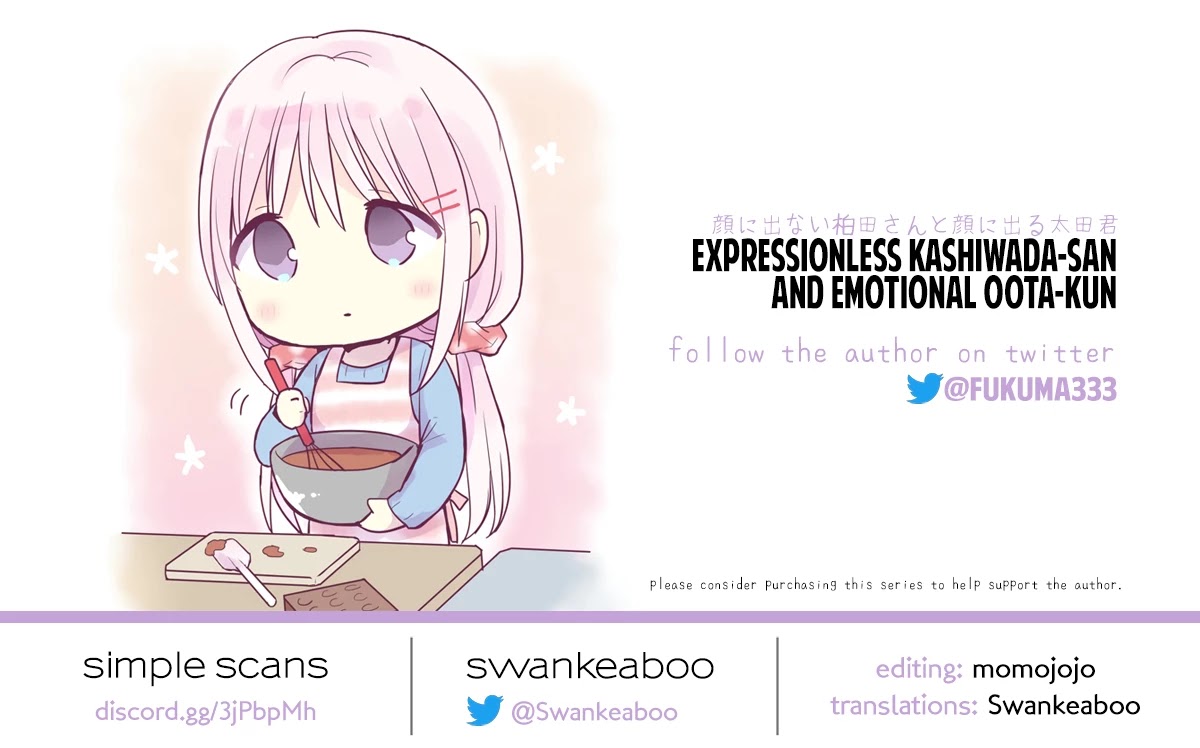 Expressionless Face Girl and Emotional Face Boy Chapter 51 page 13 - Chapter 51: Kashiwada-san and Oota-kun in Cooking Class