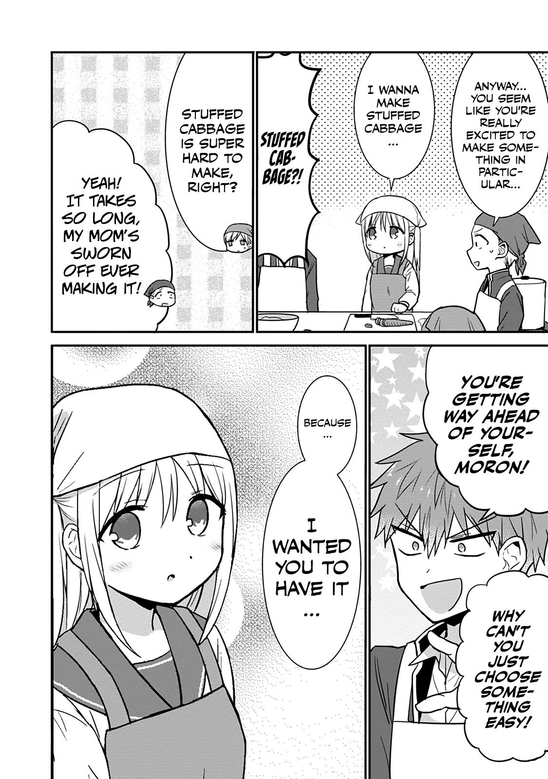 Expressionless Face Girl and Emotional Face Boy Chapter 51 page 7 - Chapter 51: Kashiwada-san and Oota-kun in Cooking Class