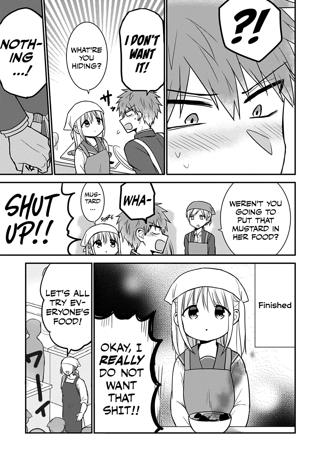 Expressionless Face Girl and Emotional Face Boy Chapter 51 page 8 - Chapter 51: Kashiwada-san and Oota-kun in Cooking Class