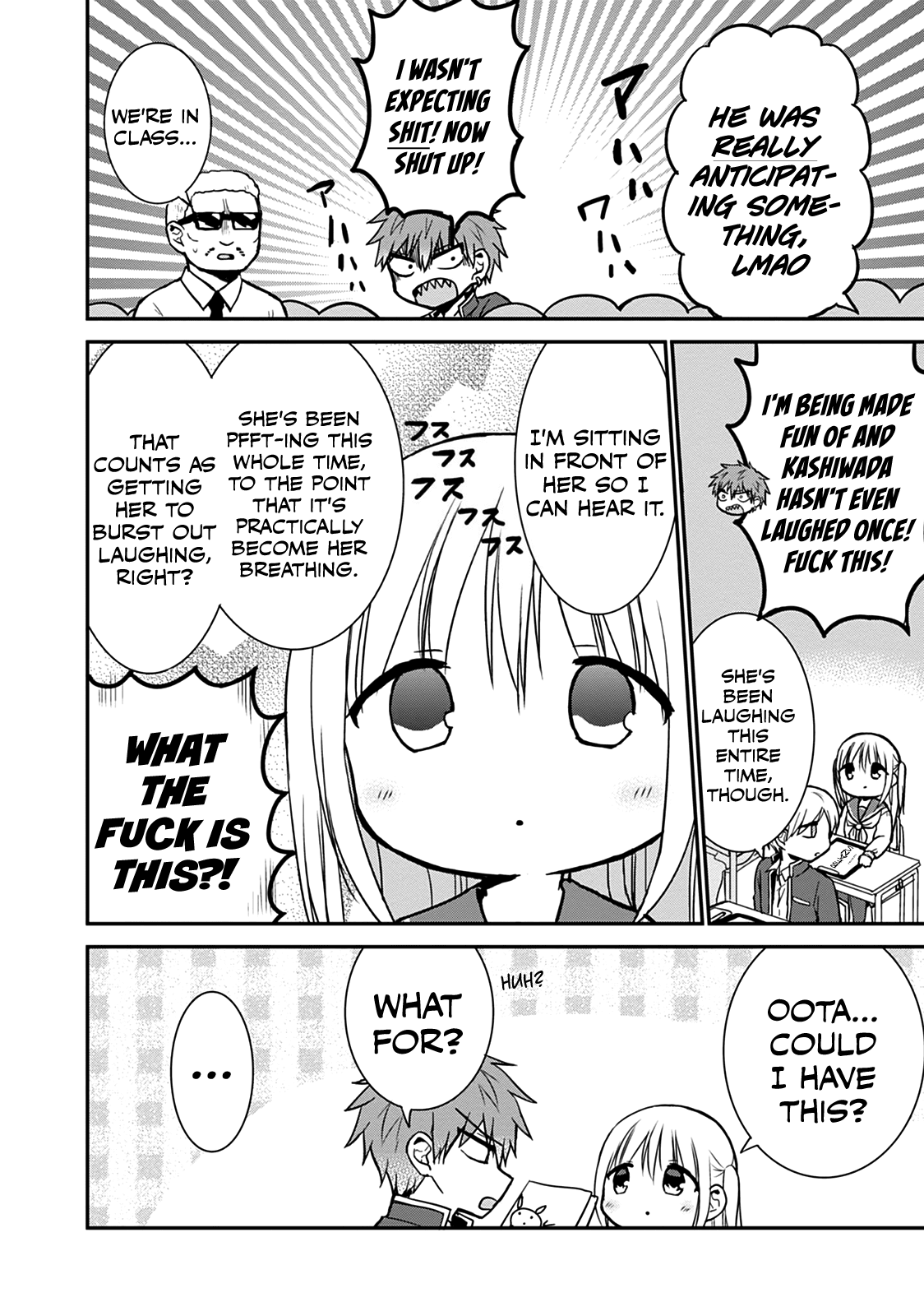 Expressionless Face Girl and Emotional Face Boy Chapter 52 page 8 - Chapter 52: Kashiwada-san Bursts Out Laughing