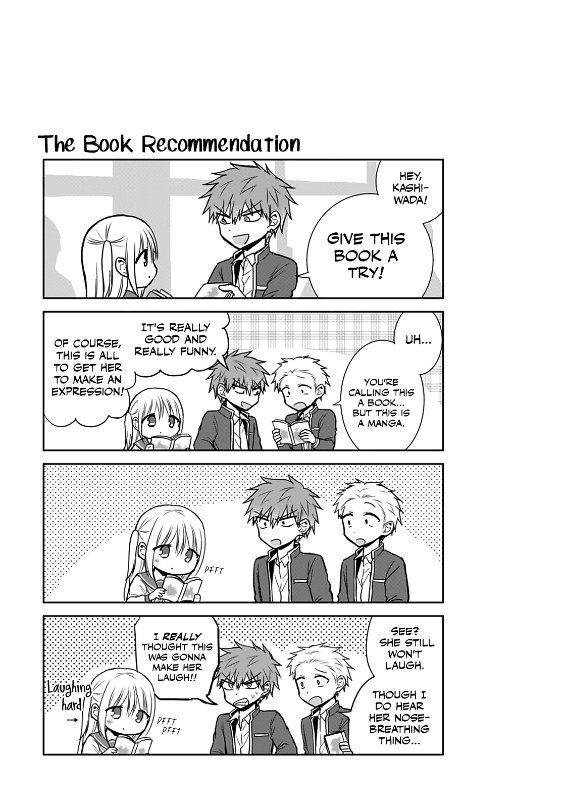Expressionless Face Girl and Emotional Face Boy Chapter 52 page 9 - Chapter 52: Kashiwada-san Bursts Out Laughing