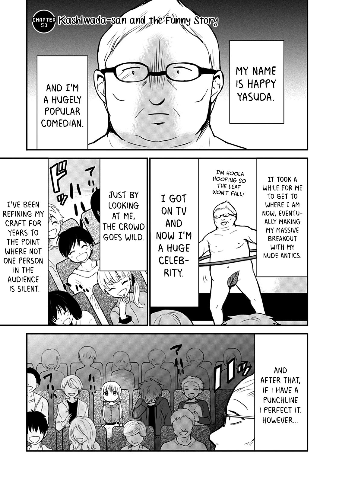 Expressionless Face Girl and Emotional Face Boy Chapter 53 page 1 - Chapter 53: Kashiwada-san and the Funny Story