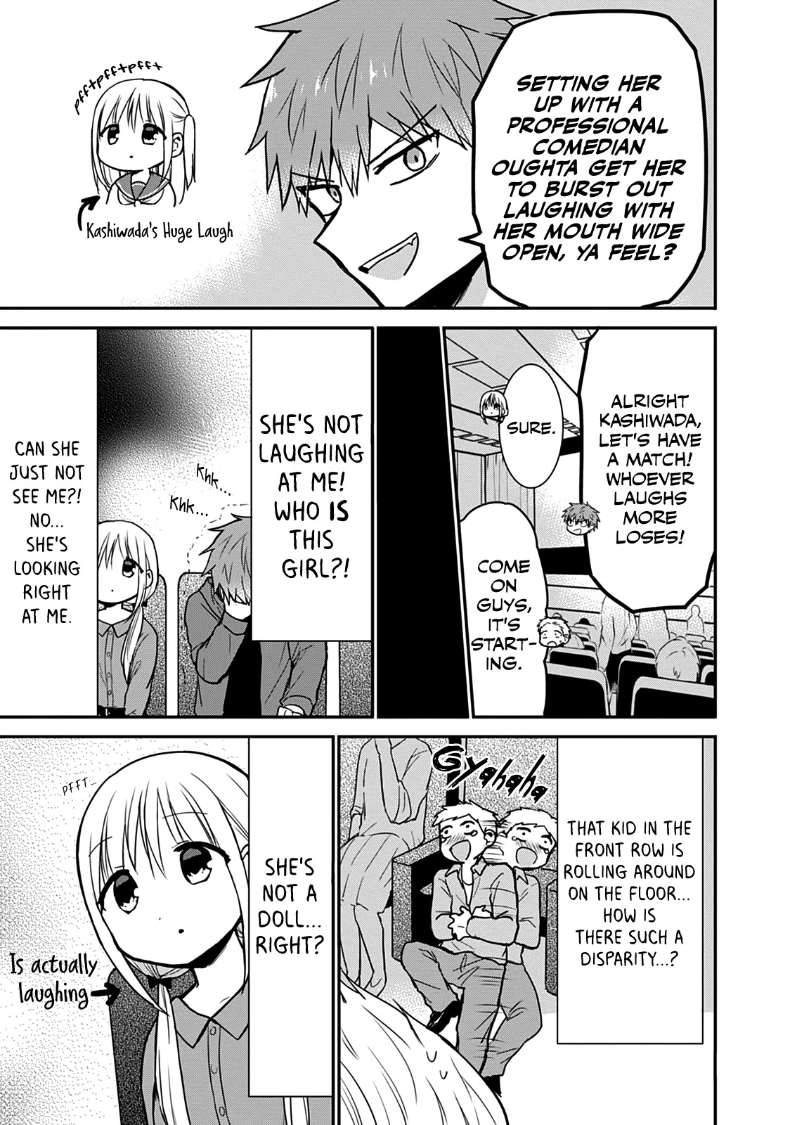 Expressionless Face Girl and Emotional Face Boy Chapter 53 page 3 - Chapter 53: Kashiwada-san and the Funny Story