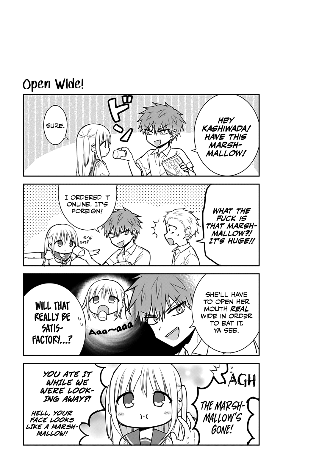 Expressionless Face Girl and Emotional Face Boy Chapter 53 page 9 - Chapter 53: Kashiwada-san and the Funny Story