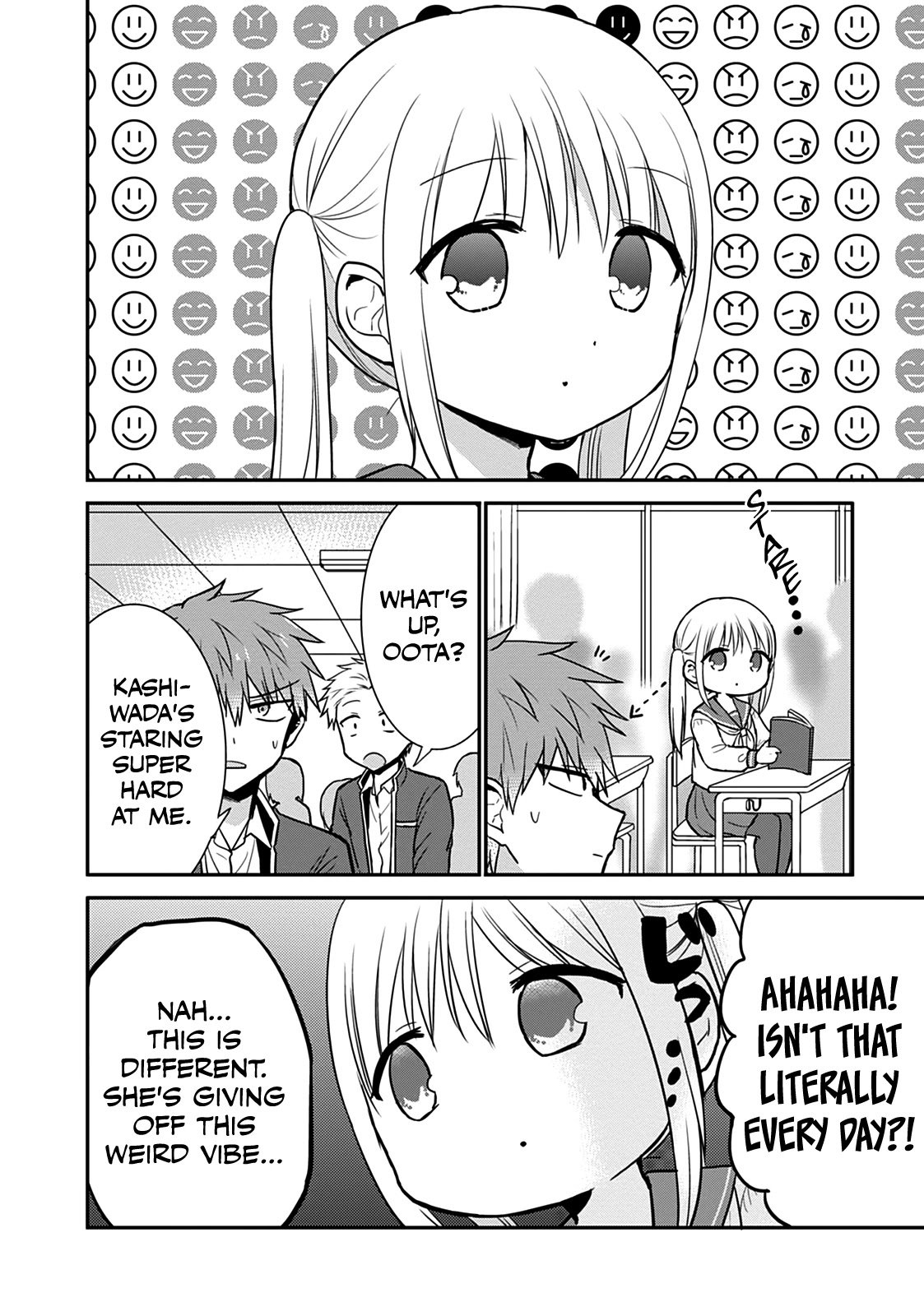 Expressionless Face Girl and Emotional Face Boy Chapter 60 page 2 - Chapter 60: Kashiwada-san's Assault