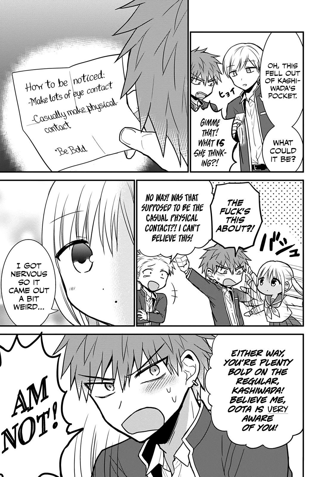 Expressionless Face Girl and Emotional Face Boy Chapter 60 page 5 - Chapter 60: Kashiwada-san's Assault
