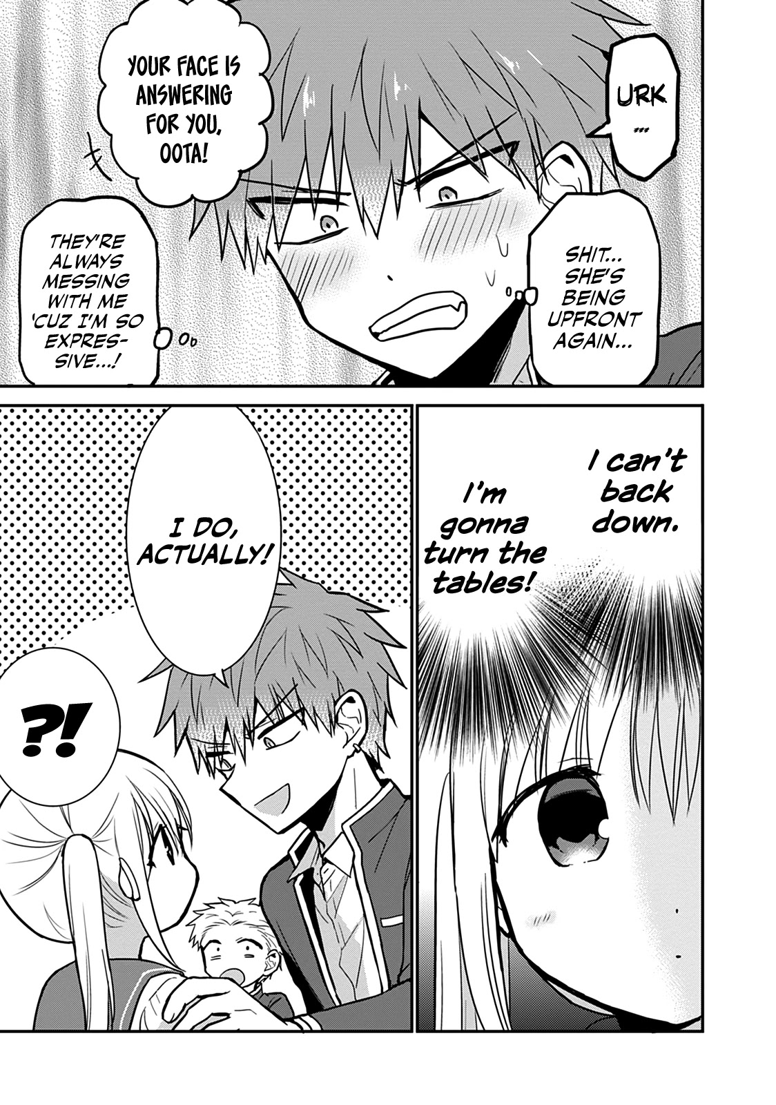 Expressionless Face Girl and Emotional Face Boy Chapter 60 page 7 - Chapter 60: Kashiwada-san's Assault