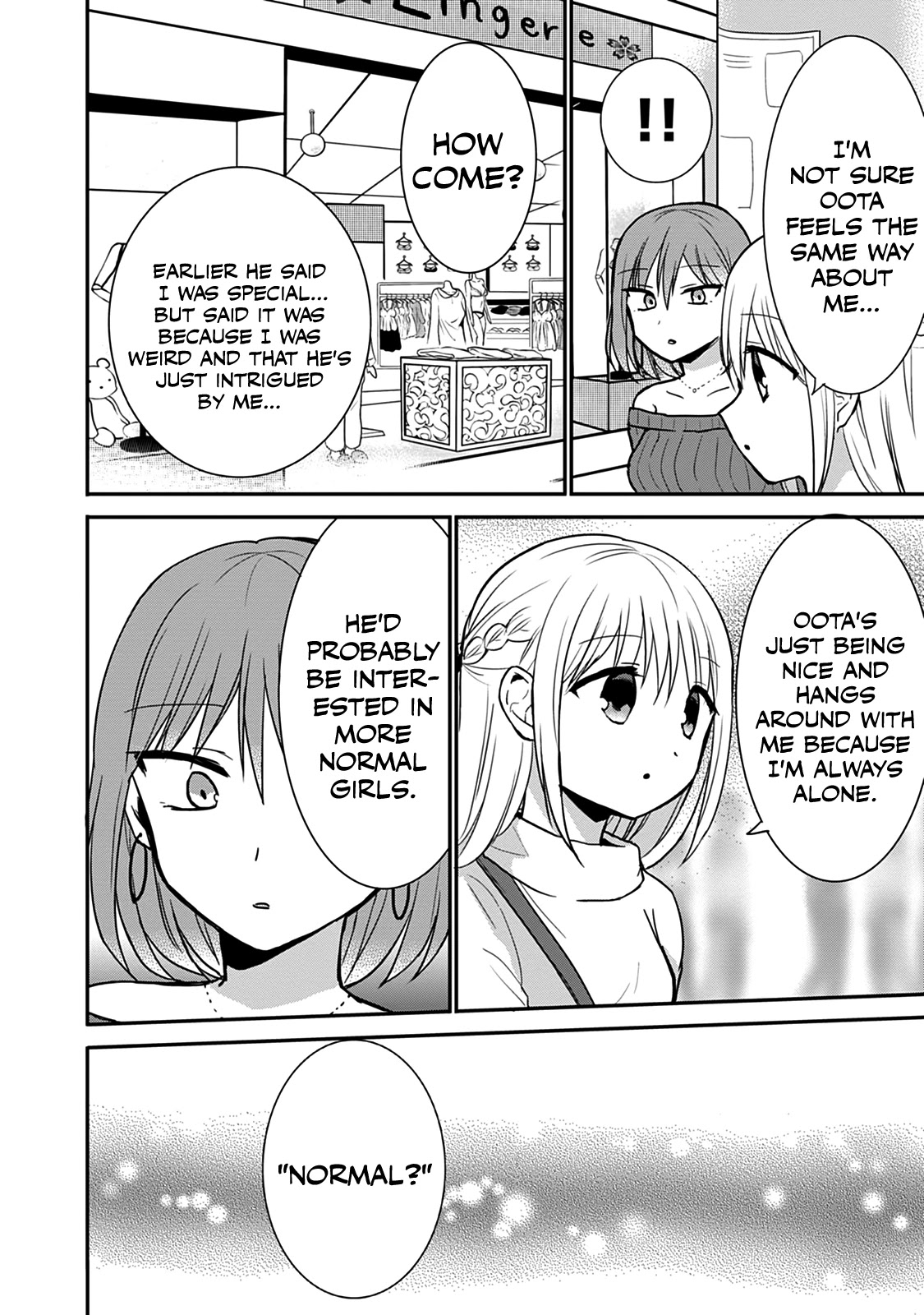 Expressionless Face Girl and Emotional Face Boy Chapter 63.5 page 6 - Chapter 63.5: Kashiwada-san and Oota-kun's Sister