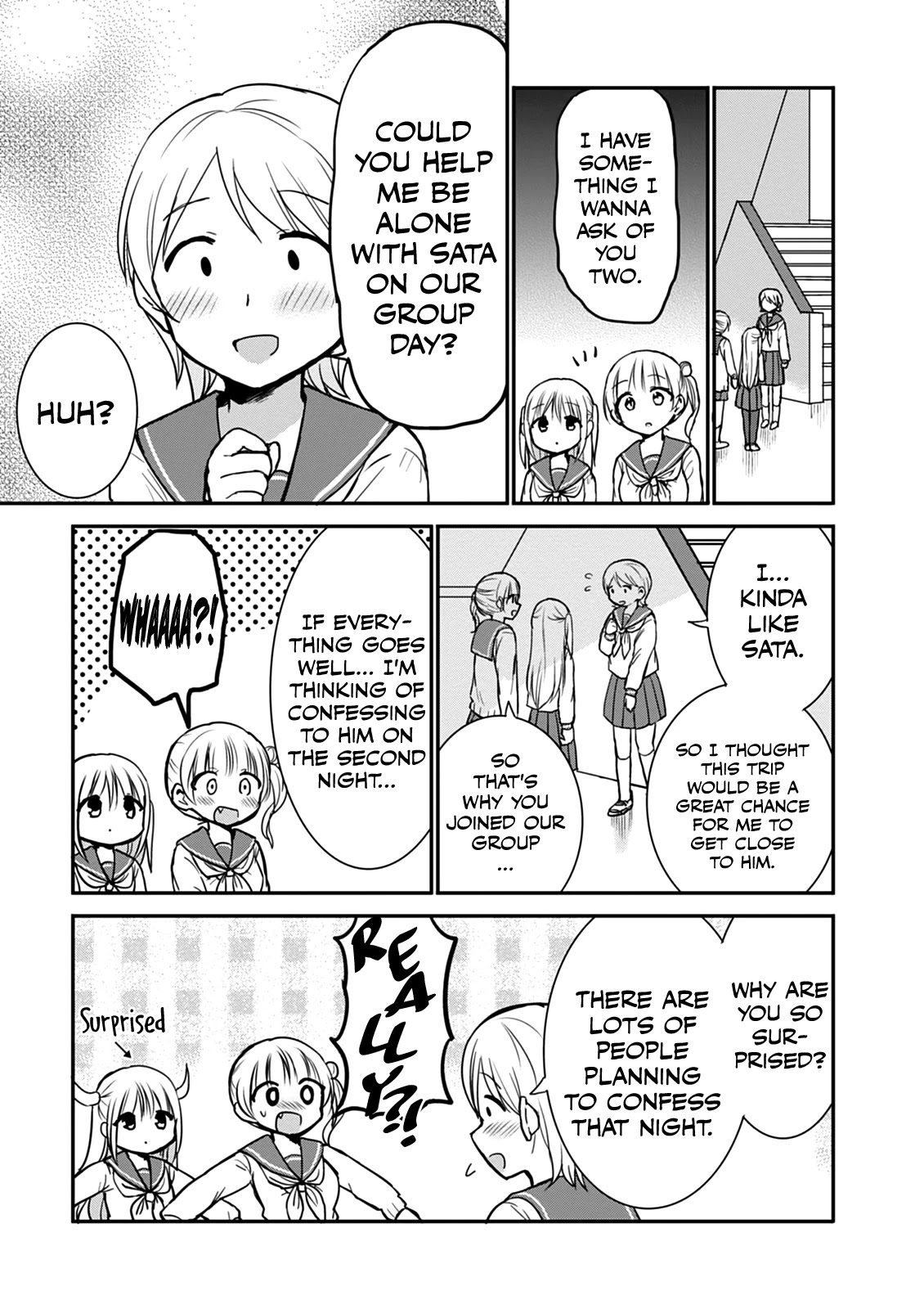 Expressionless Face Girl and Emotional Face Boy Chapter 64 page 10 - Chapter 64: Kashiwada-san and Oota-kun on the School Field Trip