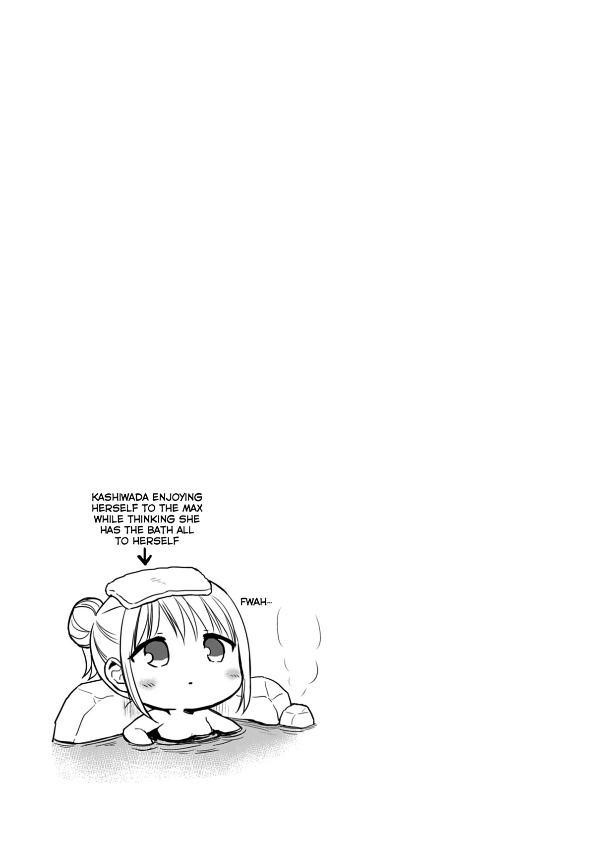Expressionless Face Girl and Emotional Face Boy Chapter 69 page 12 - Chapter 69: Kashiwada-san and Ooota-kun and the Onsen