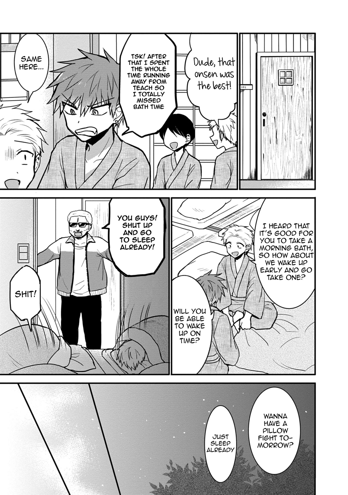 Expressionless Face Girl and Emotional Face Boy Chapter 69 page 8 - Chapter 69: Kashiwada-san and Ooota-kun and the Onsen