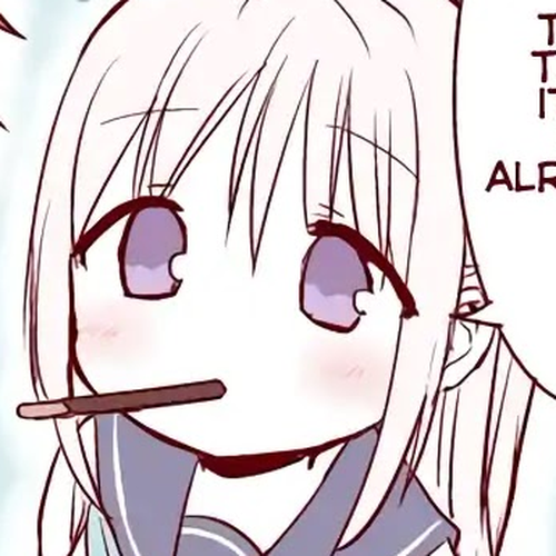 Expressionless Face Girl and Emotional Face Boy Pocky Day cover