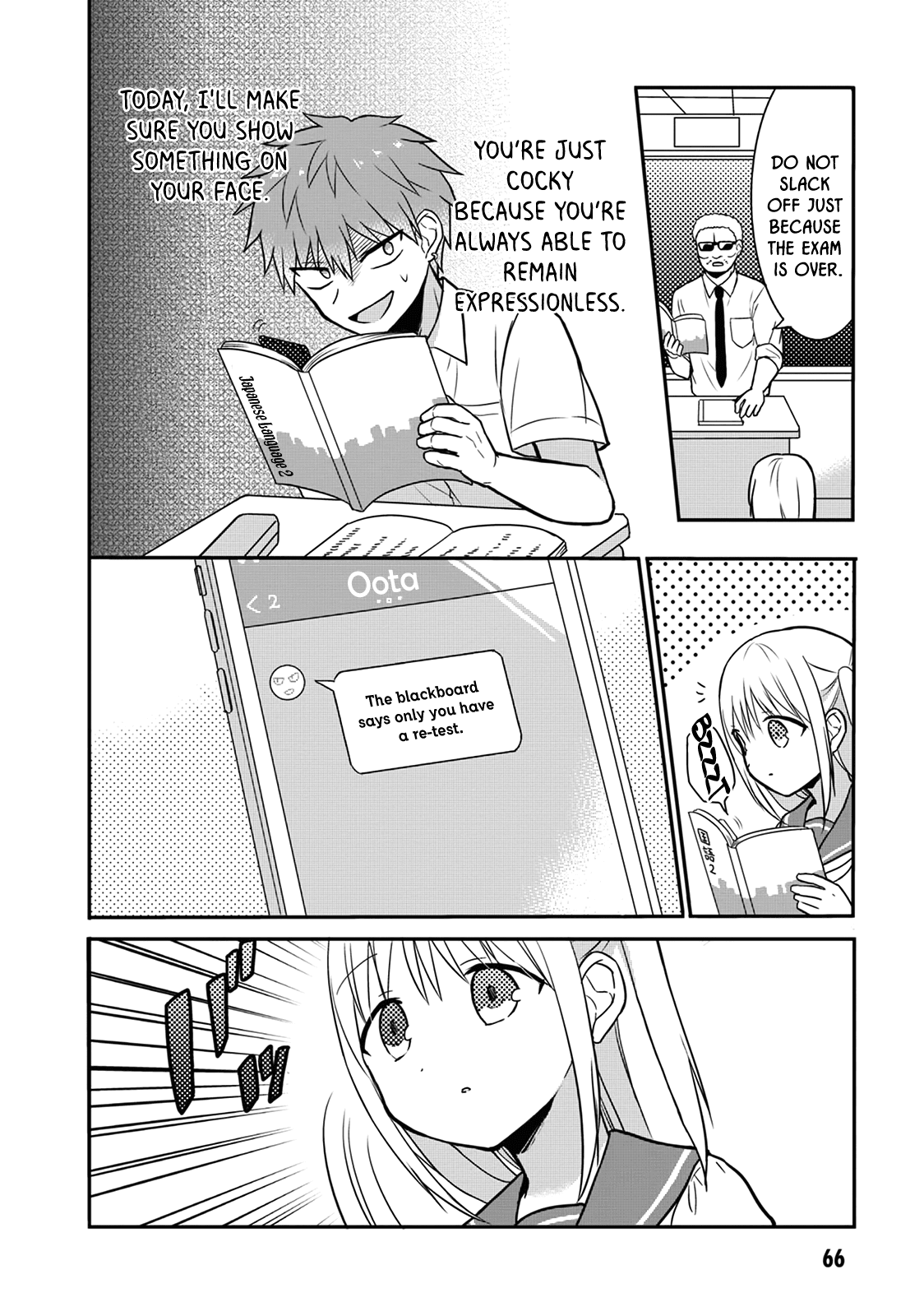 Expressionless Face Girl and Emotional Face Boy Chapter 7 page 2 - Chapter 7: Kashiwada-san and Oota-kun's Lesson