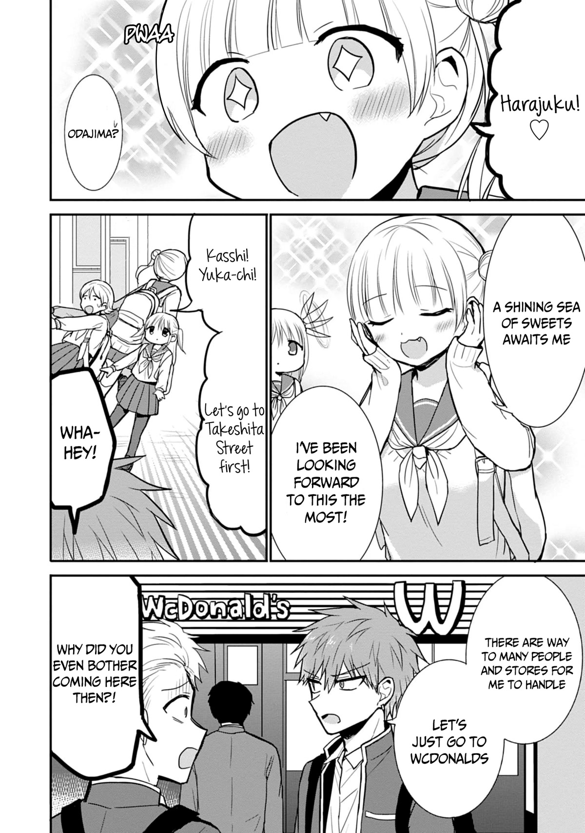 Expressionless Face Girl and Emotional Face Boy Chapter 71 page 5 - Chapter 71: Odajima and Harajuku