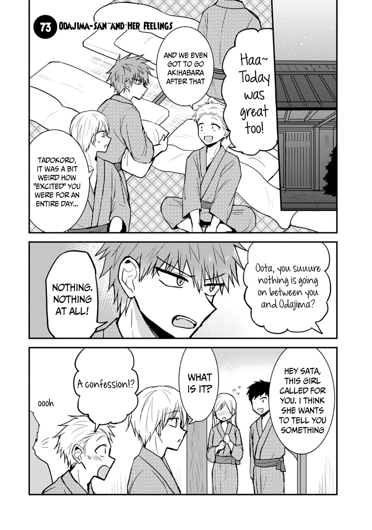Expressionless Face Girl and Emotional Face Boy Chapter 73 page 2 - Chapter 73: Odajima-san and Her Feelings