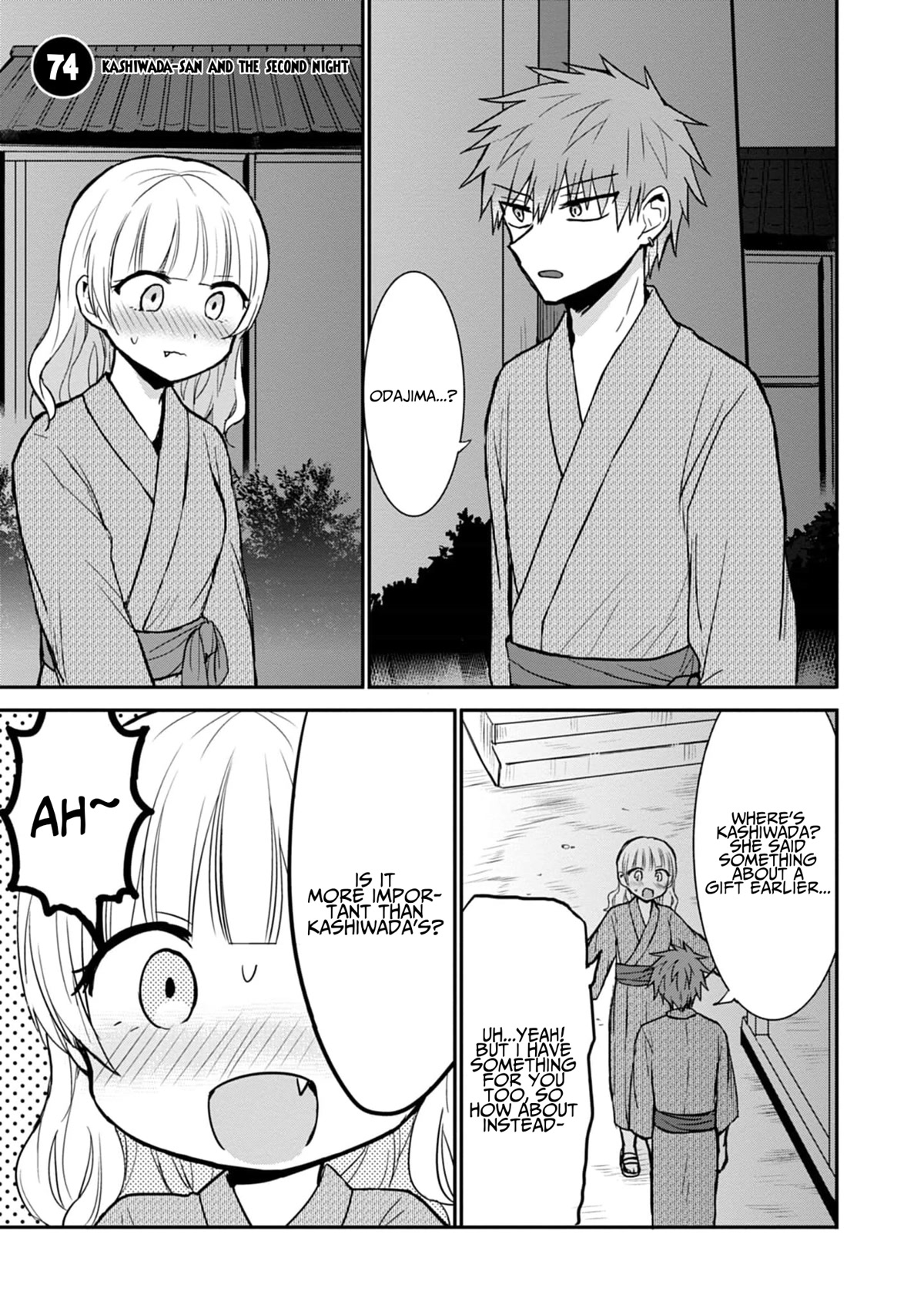 Expressionless Face Girl and Emotional Face Boy Chapter 74 page 2 - Chapter 74: Kashiwada-san and the second night