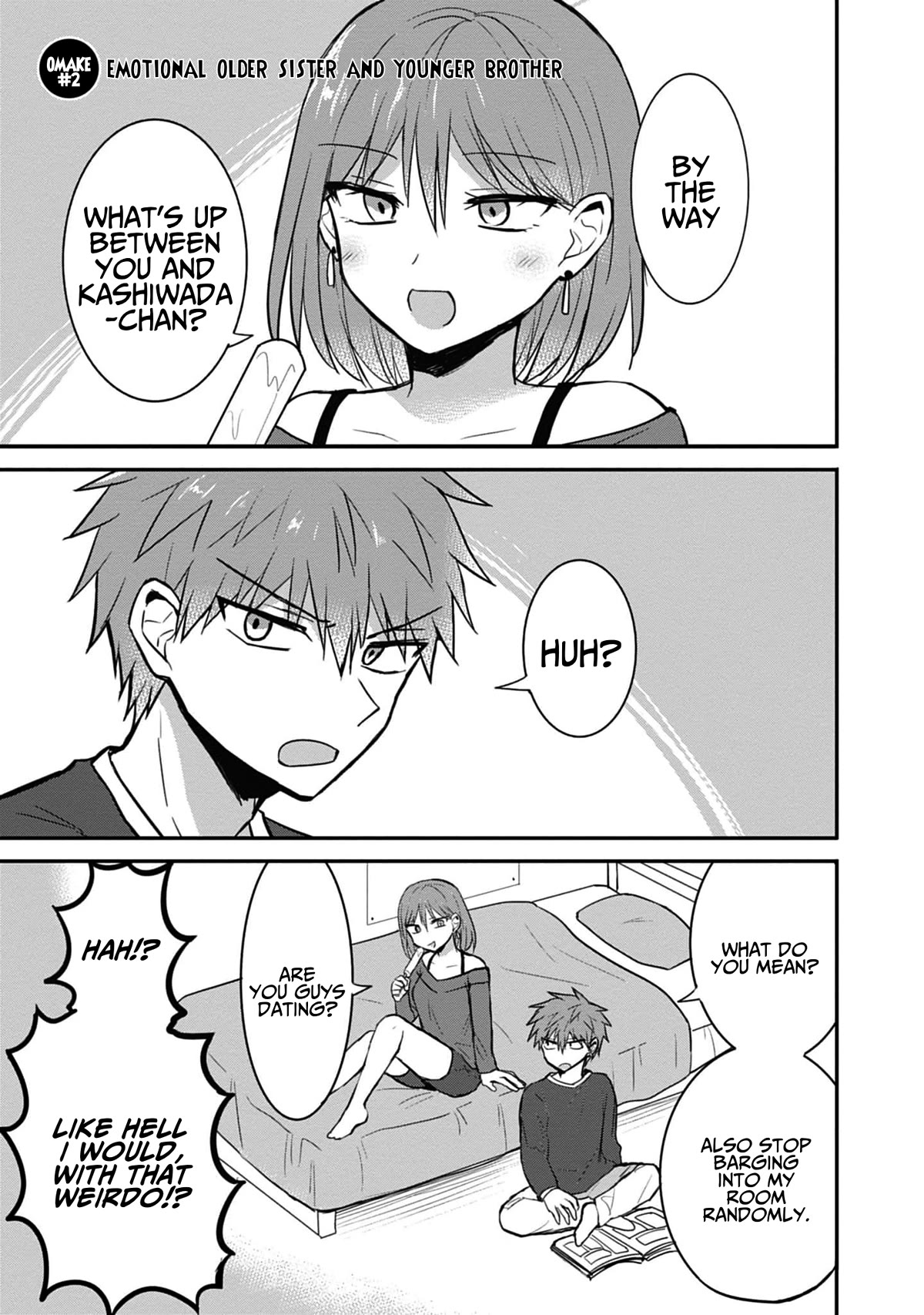 Expressionless Face Girl and Emotional Face Boy Chapter 75.5 page 14 - Chapter 75.5: Kashiwada-San and Oota-Kun's After-Story Development