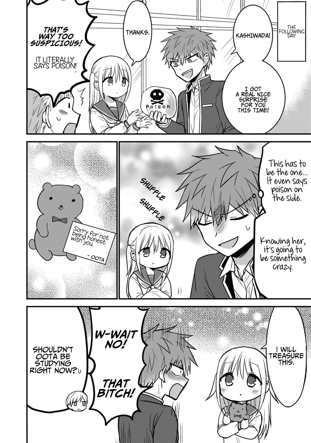 Expressionless Face Girl and Emotional Face Boy Chapter 75.5 page 17 - Chapter 75.5: Kashiwada-San and Oota-Kun's After-Story Development