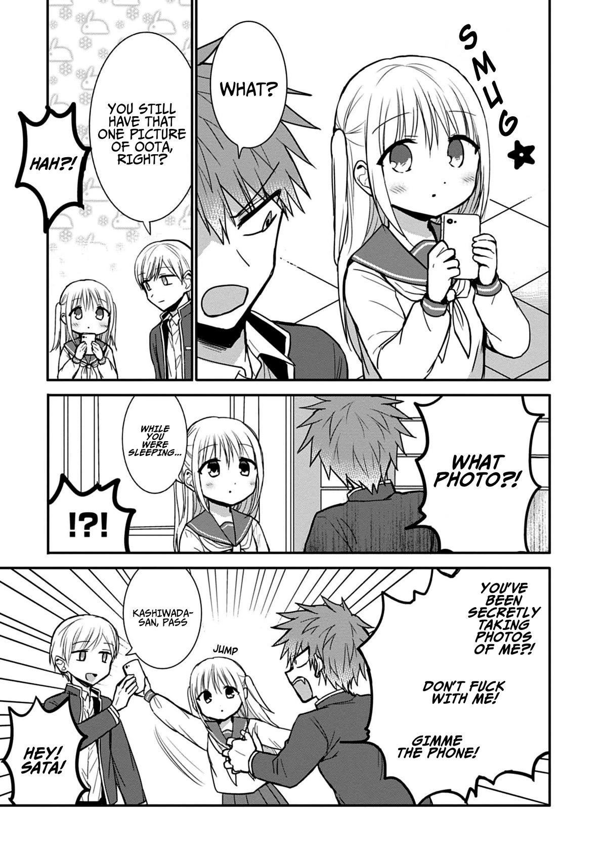 Expressionless Face Girl and Emotional Face Boy Chapter 75.5 page 8 - Chapter 75.5: Kashiwada-San and Oota-Kun's After-Story Development
