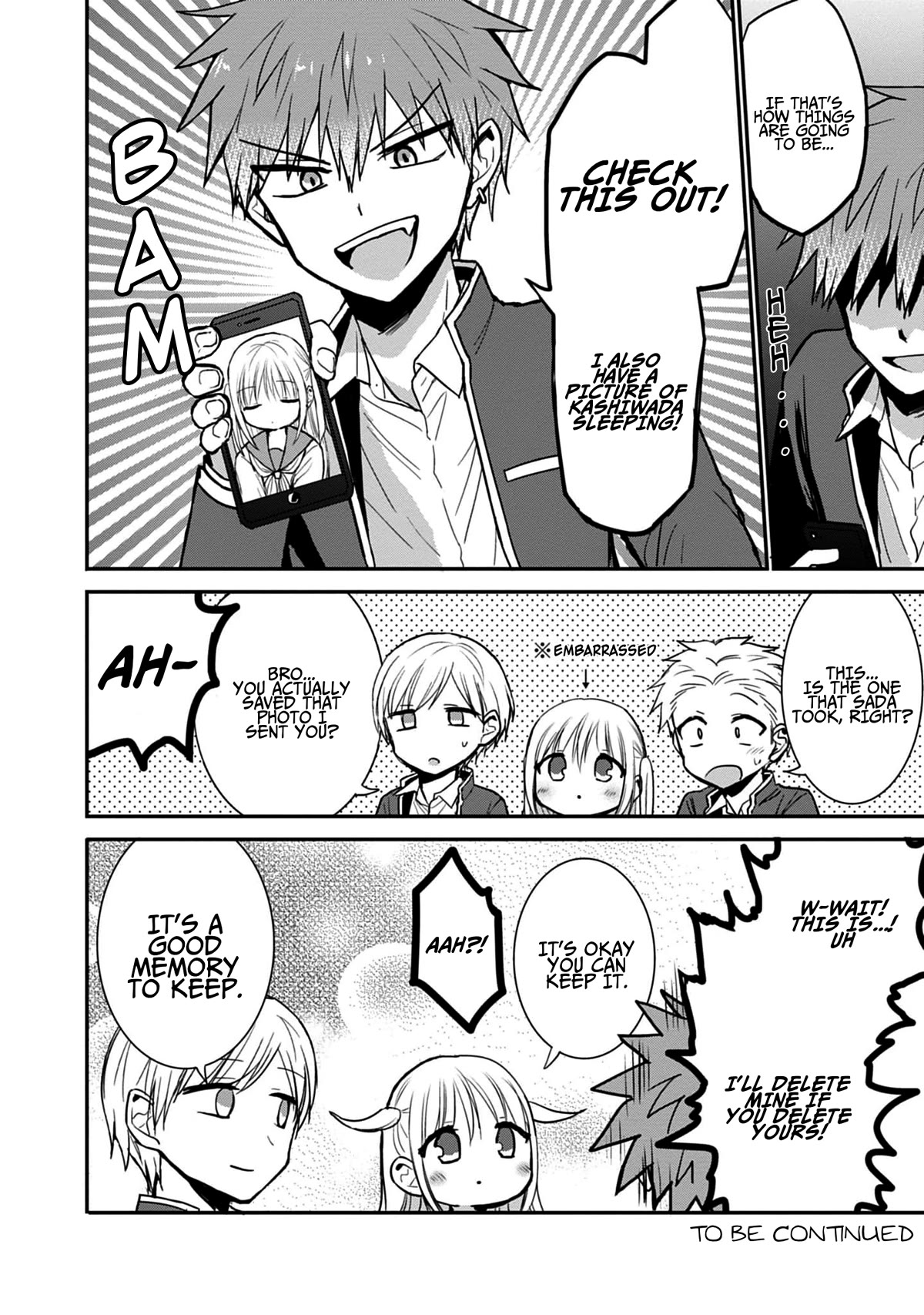 Expressionless Face Girl and Emotional Face Boy Chapter 75.5 page 9 - Chapter 75.5: Kashiwada-San and Oota-Kun's After-Story Development