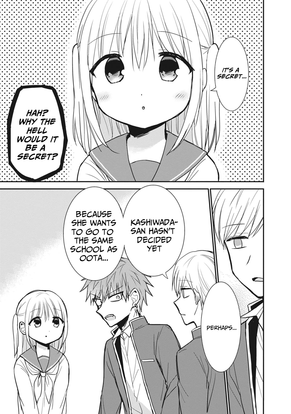 Expressionless Face Girl and Emotional Face Boy Chapter 76 page 10 - Chapter 76: Kashiwada-san's and Oota-kun's Future