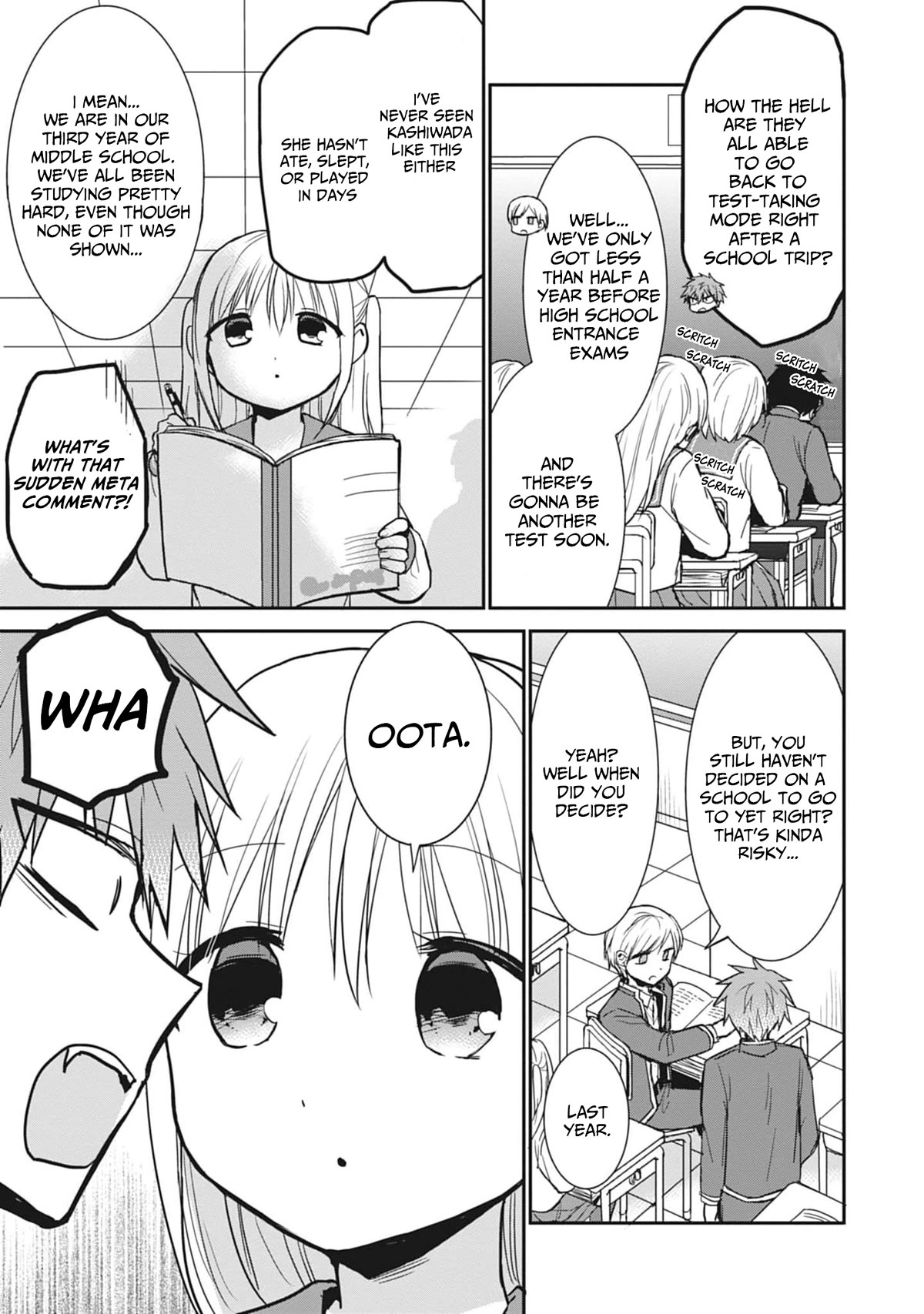 Expressionless Face Girl and Emotional Face Boy Chapter 76 page 6 - Chapter 76: Kashiwada-san's and Oota-kun's Future