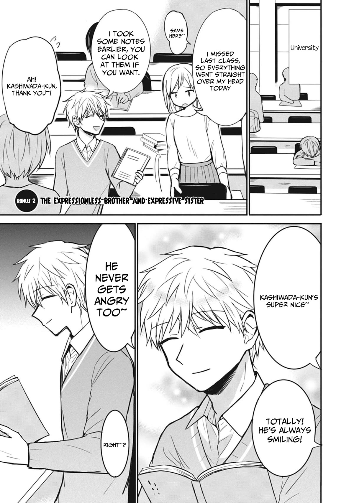 Expressionless Face Girl and Emotional Face Boy Chapter 79 page 10 - Chapter 79: Oota-kun's monologues
