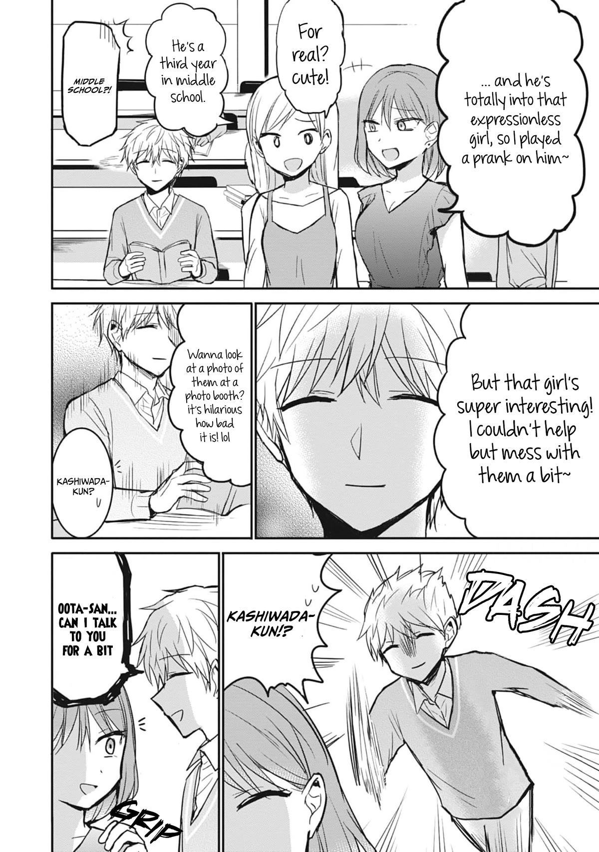 Expressionless Face Girl and Emotional Face Boy Chapter 79 page 11 - Chapter 79: Oota-kun's monologues