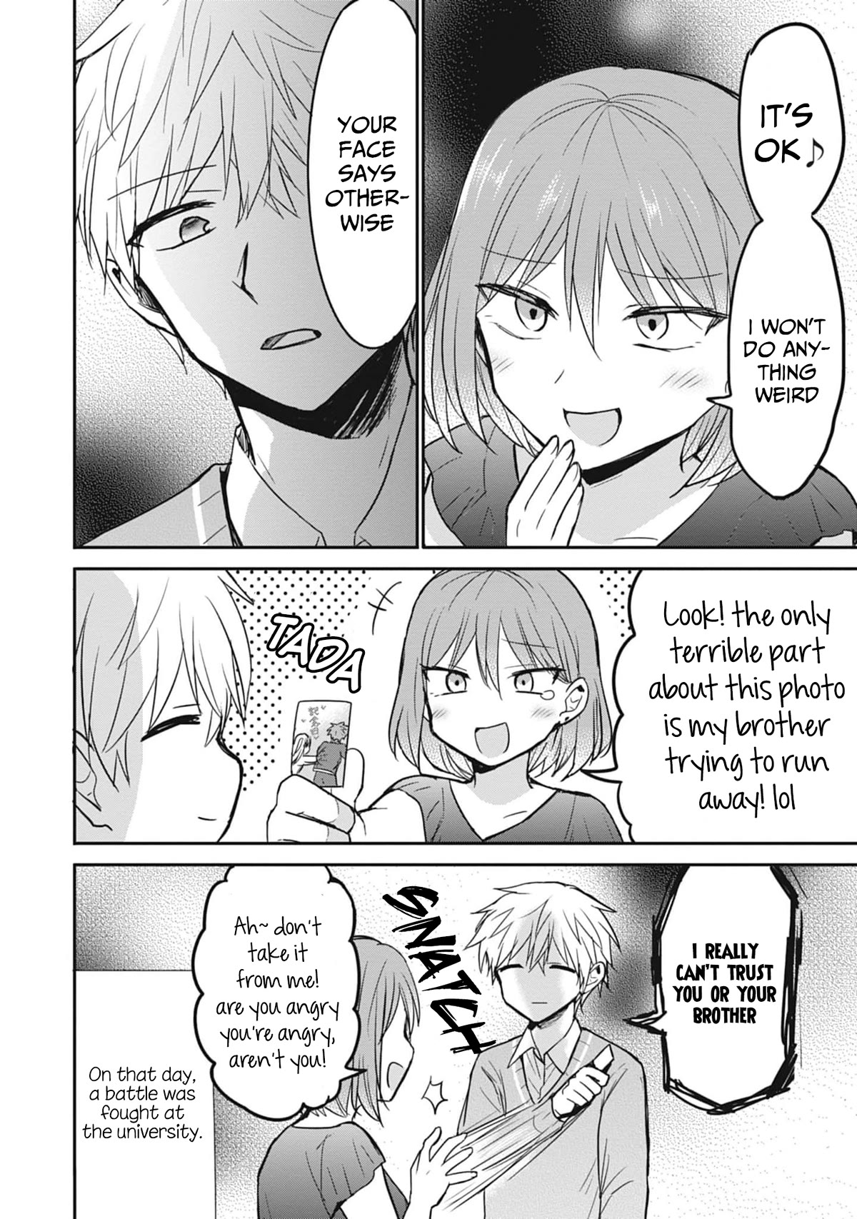 Expressionless Face Girl and Emotional Face Boy Chapter 79 page 13 - Chapter 79: Oota-kun's monologues
