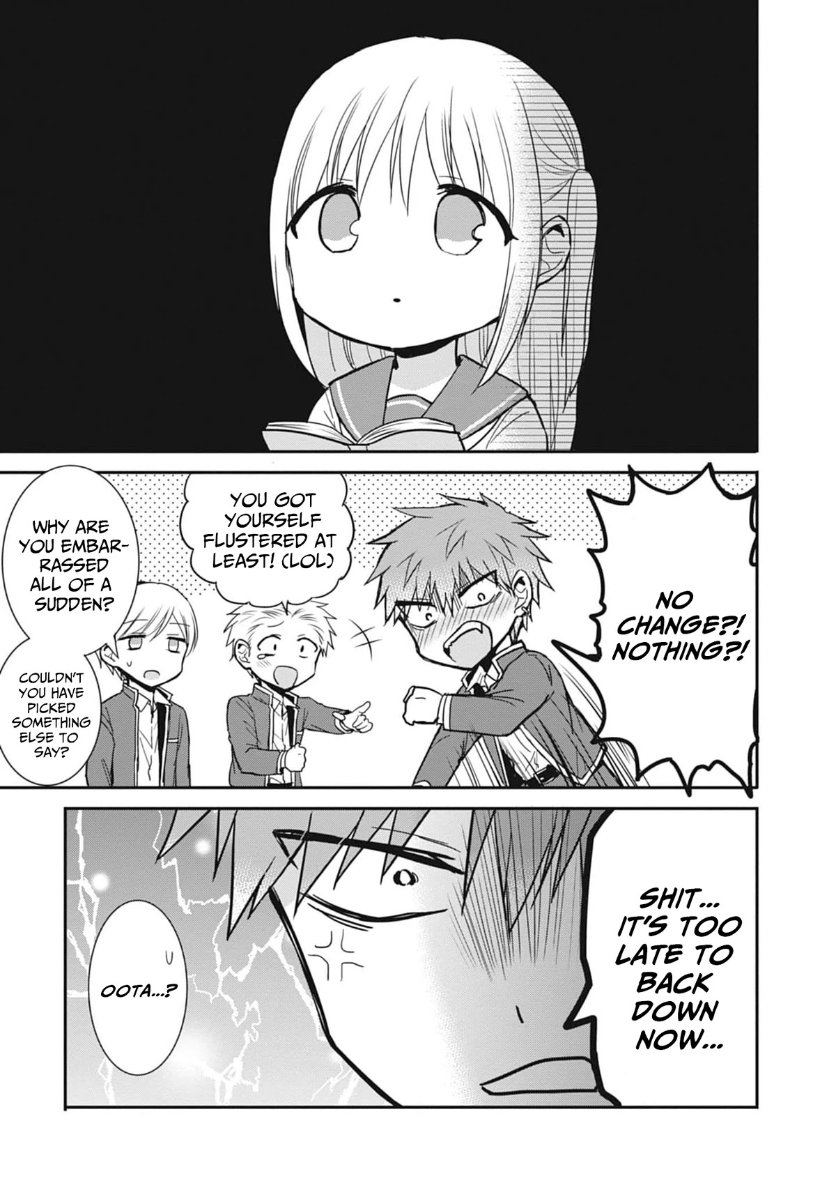 Expressionless Face Girl and Emotional Face Boy Chapter 79 page 4 - Chapter 79: Oota-kun's monologues