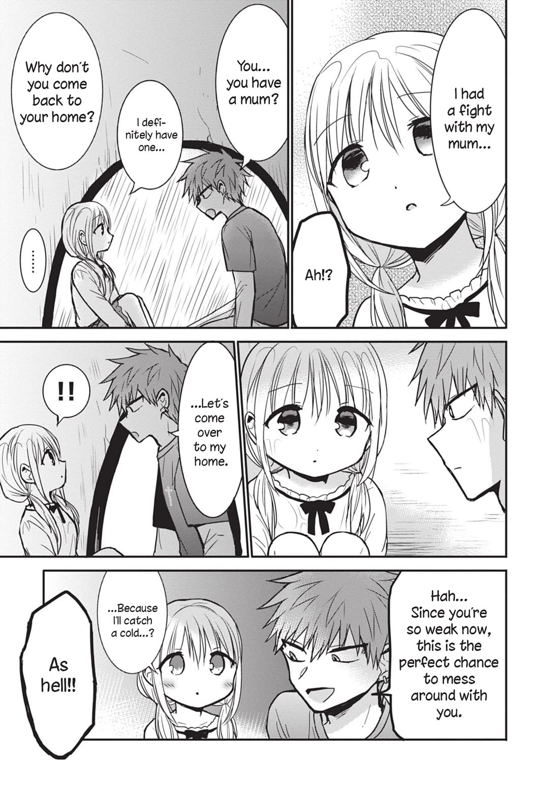Expressionless Face Girl and Emotional Face Boy Chapter 81 page 3 - Chapter 81: Kashiwada-san running away from home