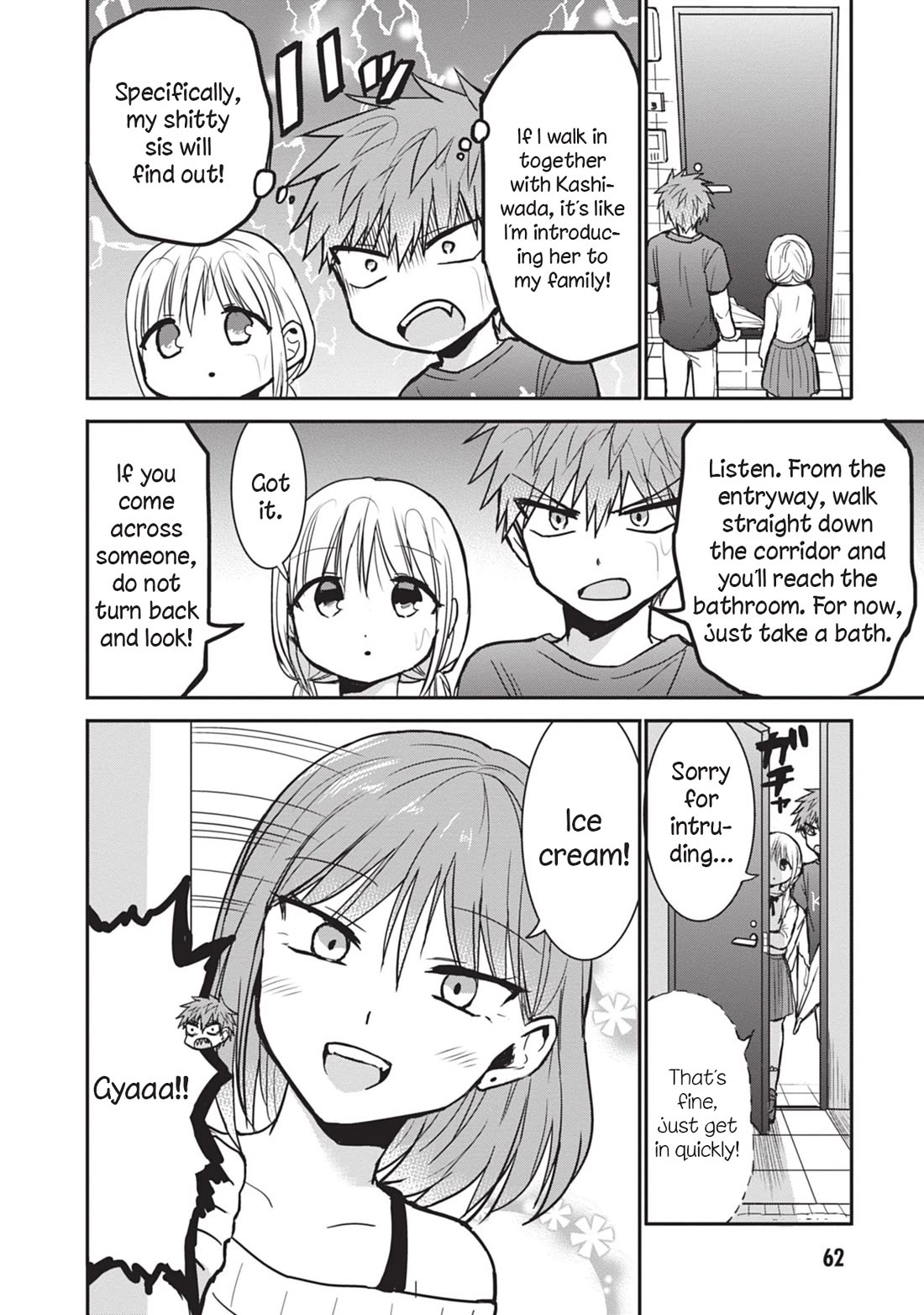 Expressionless Face Girl and Emotional Face Boy Chapter 81 page 4 - Chapter 81: Kashiwada-san running away from home