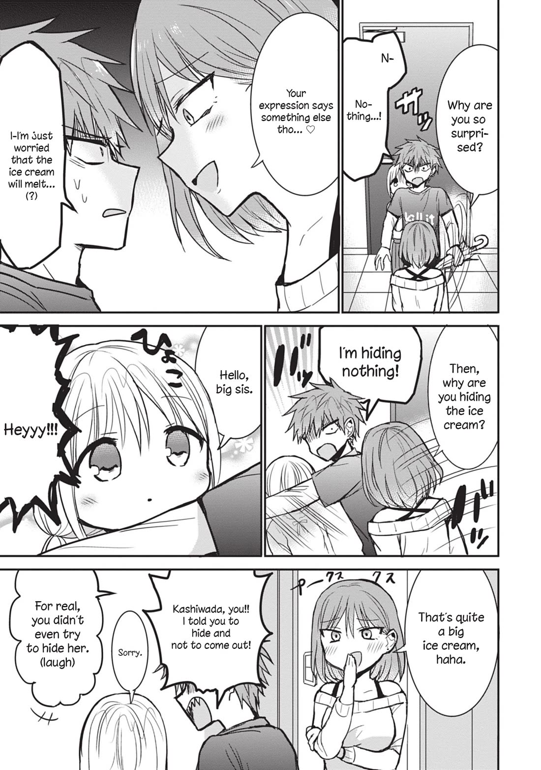 Expressionless Face Girl and Emotional Face Boy Chapter 81 page 5 - Chapter 81: Kashiwada-san running away from home