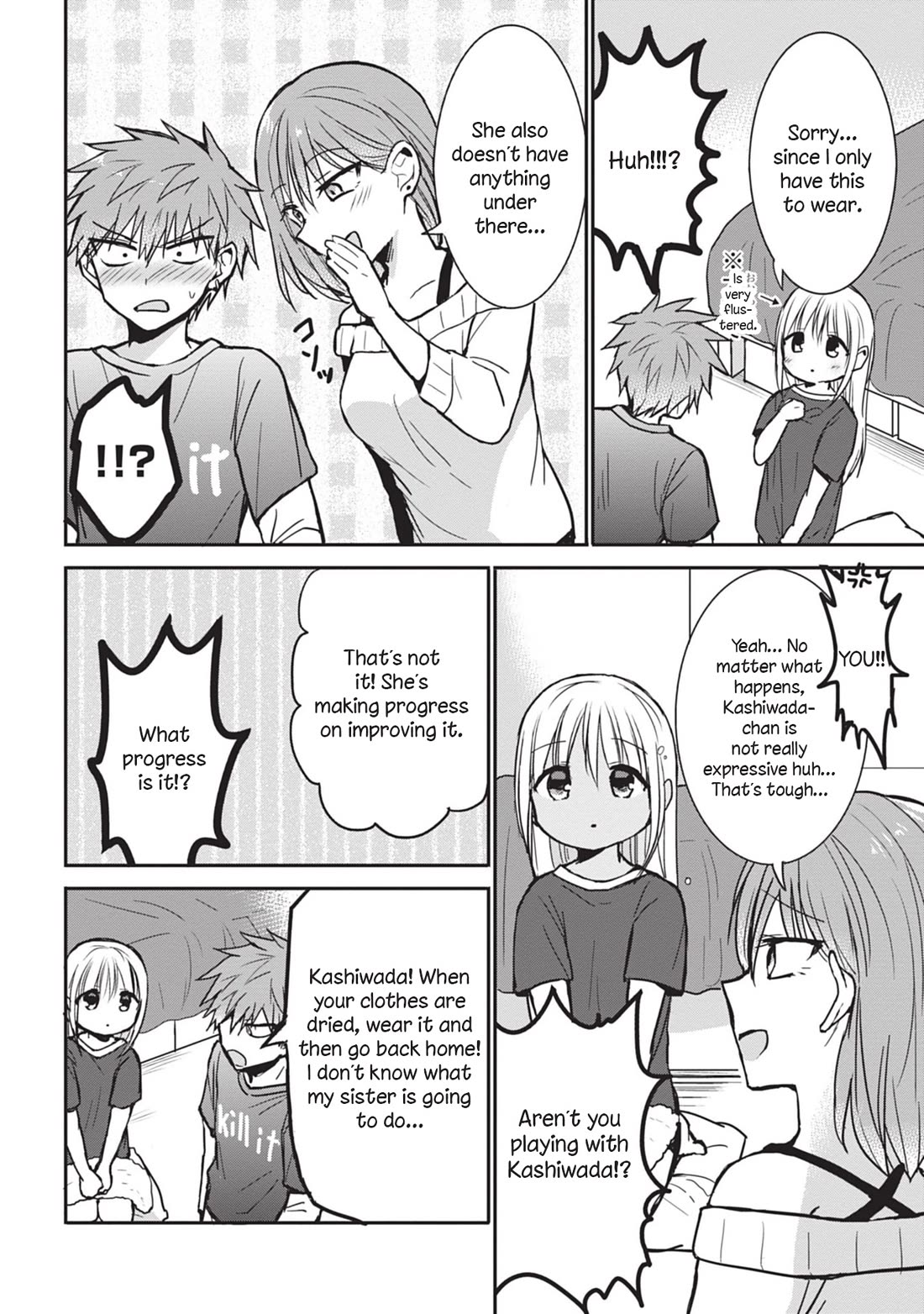 Expressionless Face Girl and Emotional Face Boy Chapter 81 page 8 - Chapter 81: Kashiwada-san running away from home