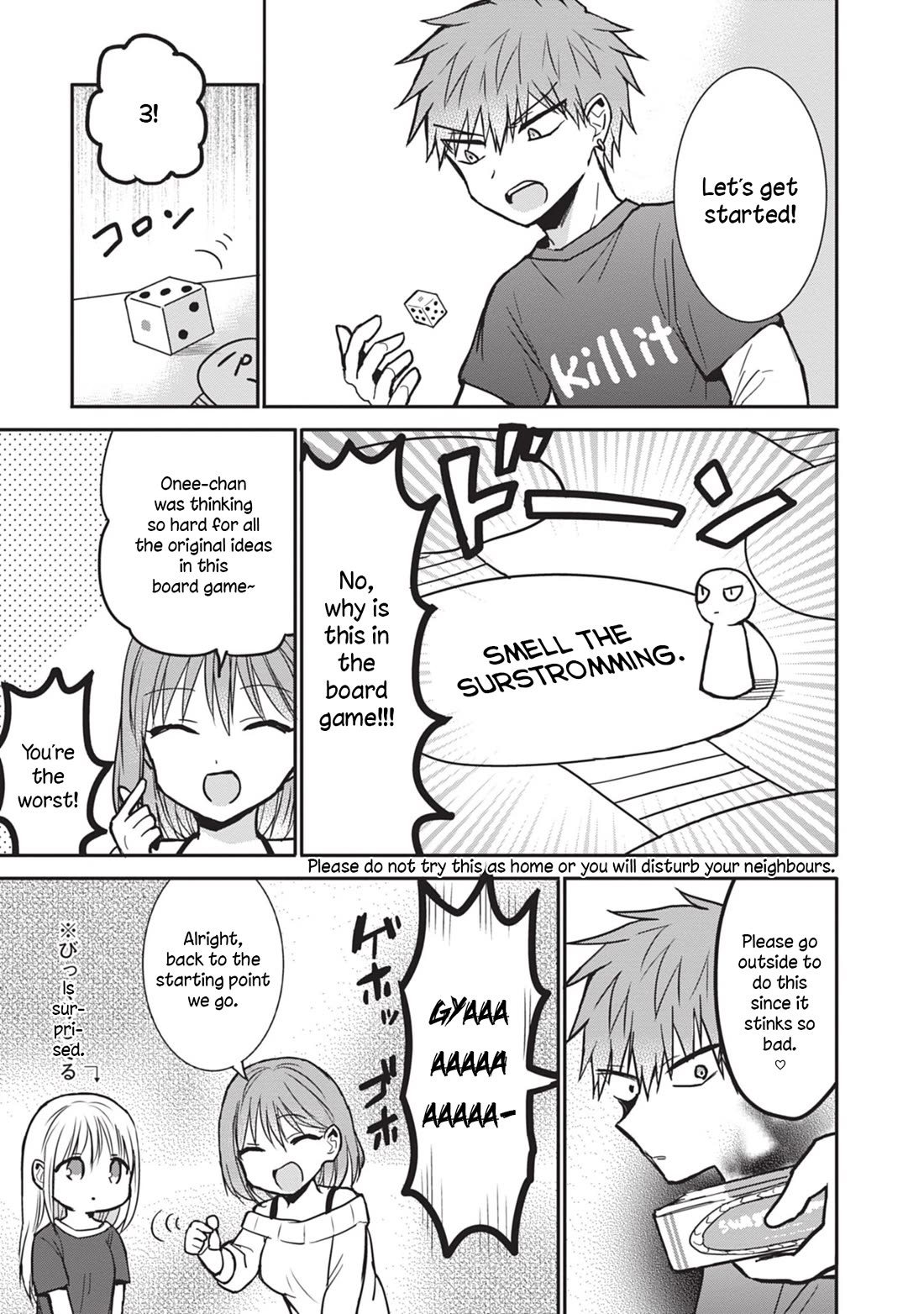 Expressionless Face Girl and Emotional Face Boy Chapter 82 page 3 - Chapter 82: Kashiwada-san, Oota-kun and board game